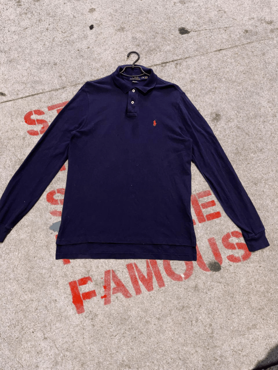 Polo Ralph Lauren POLO RALPH LAUREN Men’s Cotton Long Sleeve Tee Regular Fit Size US L / EU 52-54 / 3 - 1 Thumbnail