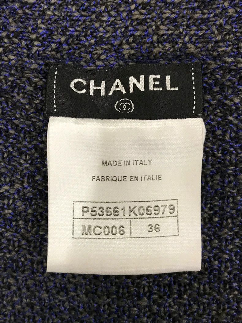 Chanel chanel Colour-blocked striped lace-on jacket Size XS / US 0-2 / IT 36-38 - 5 Thumbnail