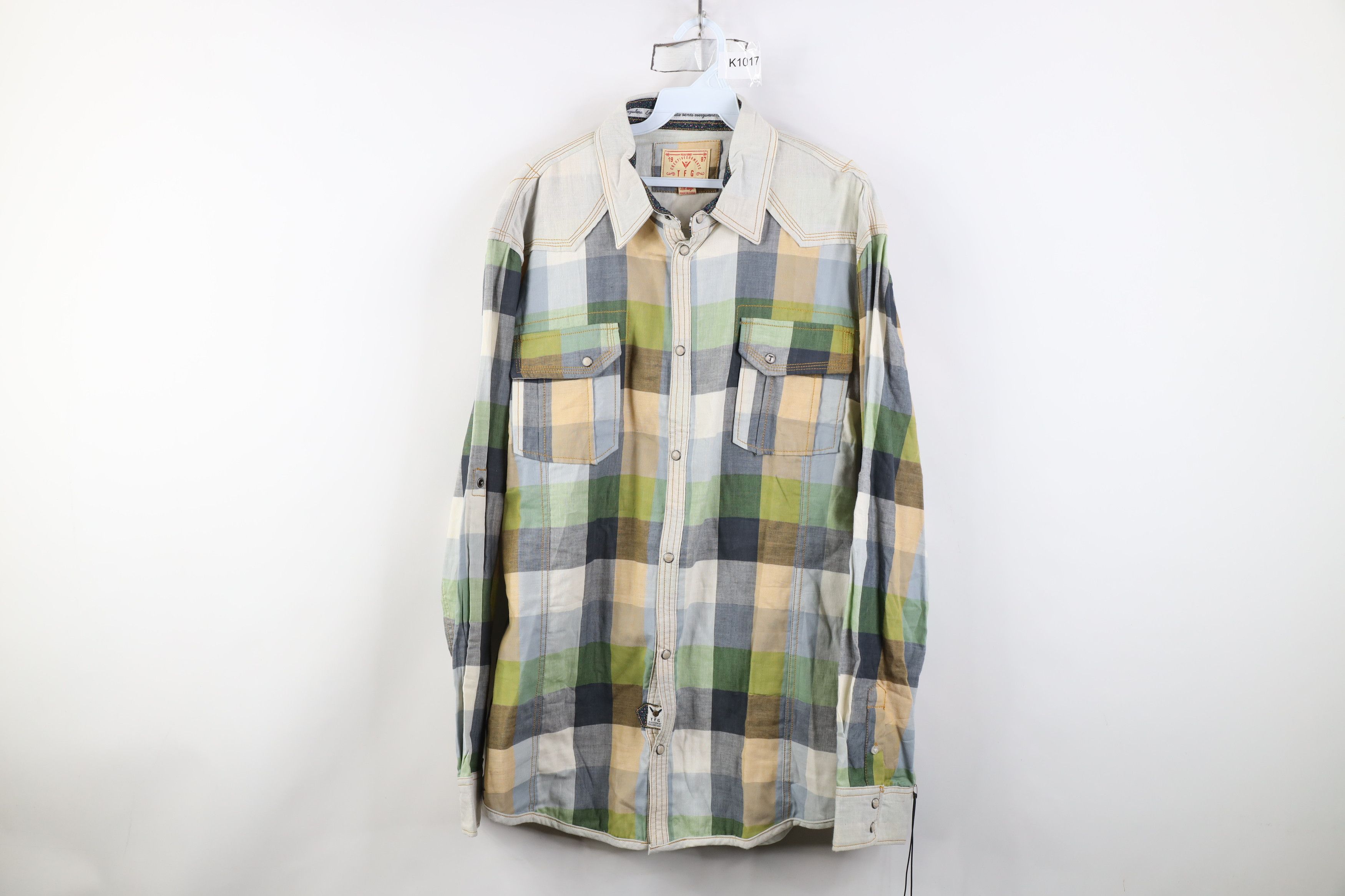 Vintage Deadstock Vintage Y2K Triple Fat Goose Snap Button Shirt Size US XXL / EU 58 / 5 - 1 Thumbnail