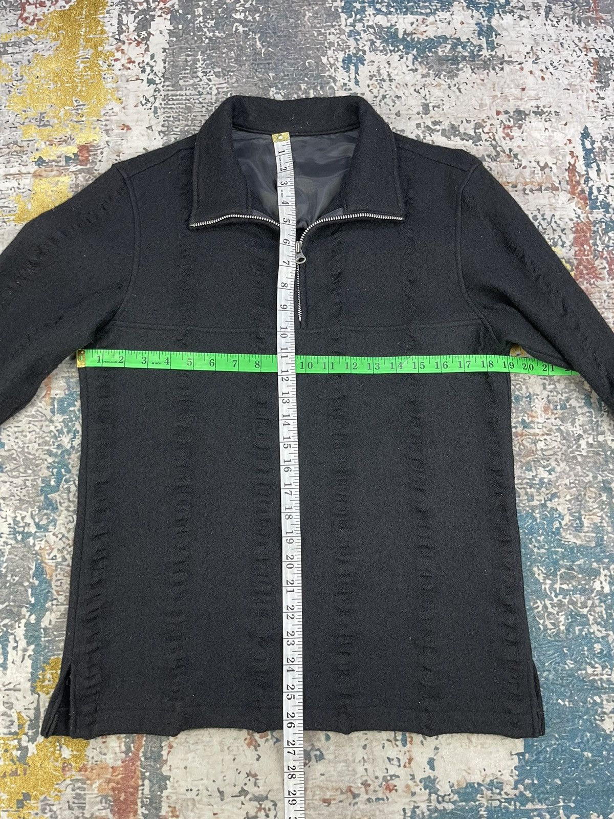 Boycott Issey Miyake Boycott Quarter Zip Wave Knit Pull Over Size US S / EU 44-46 / 1 - 7 Thumbnail