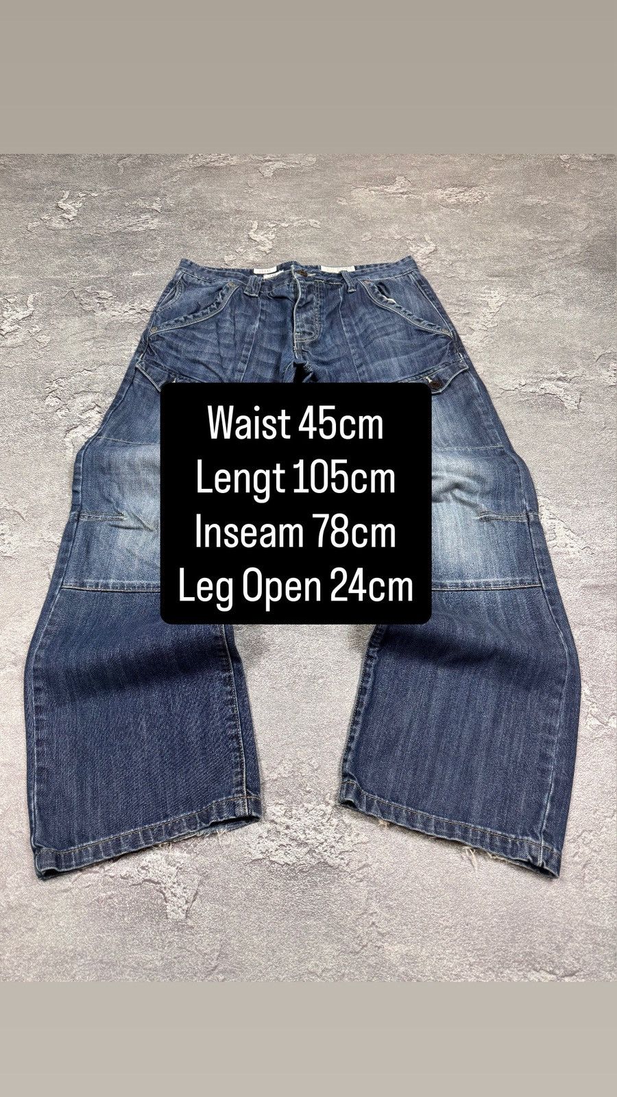 If Six Was Nine Y2K 2000s Flared Bootcut Loose Straight Washed Jeans Size 34 Size US 34 / EU 50 - 2 Thumbnail