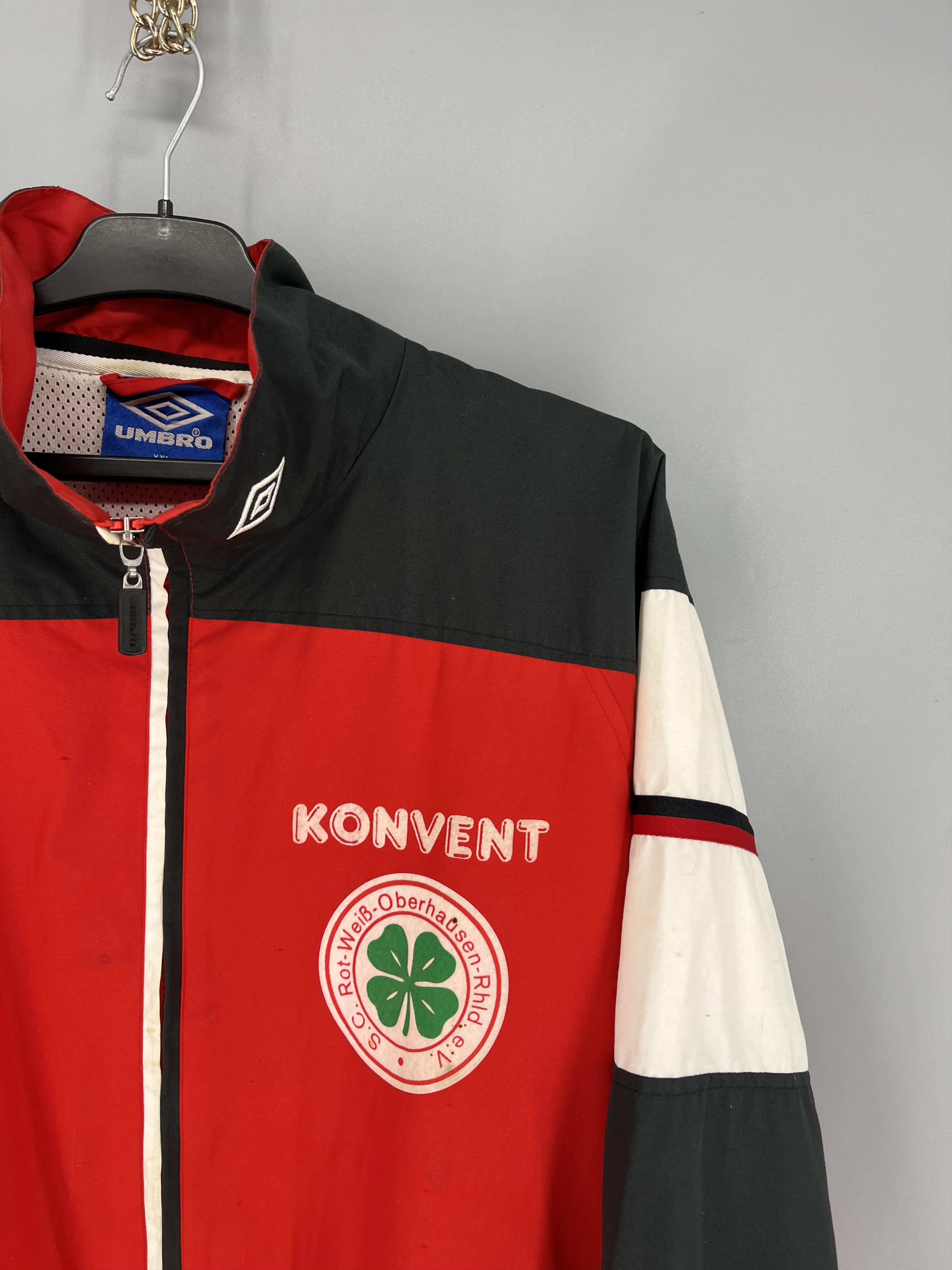 Umbro Vintage Umbro RW Oberhausen KONVENT Soccer Track Jacket Size US XL / EU 56 / 4 - 5 Thumbnail
