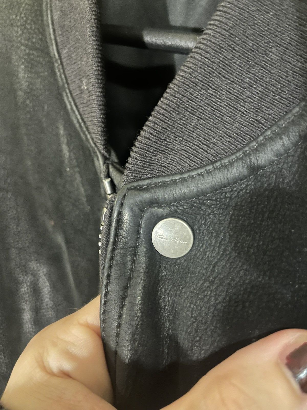 Rick Owens Rick Owens leather bomber Size US M / EU 48-50 / 2 - 7 Thumbnail