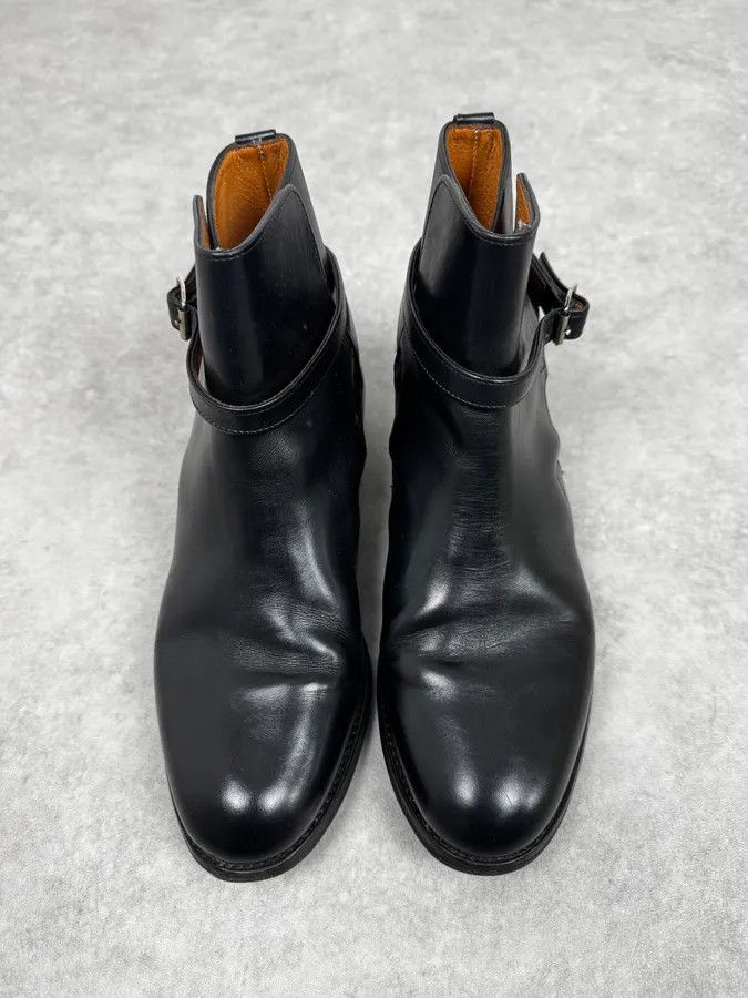 Paraboot Paraboot Black Buckle Leather Boots Size US 7.5 / IT 37.5 - 3 Thumbnail