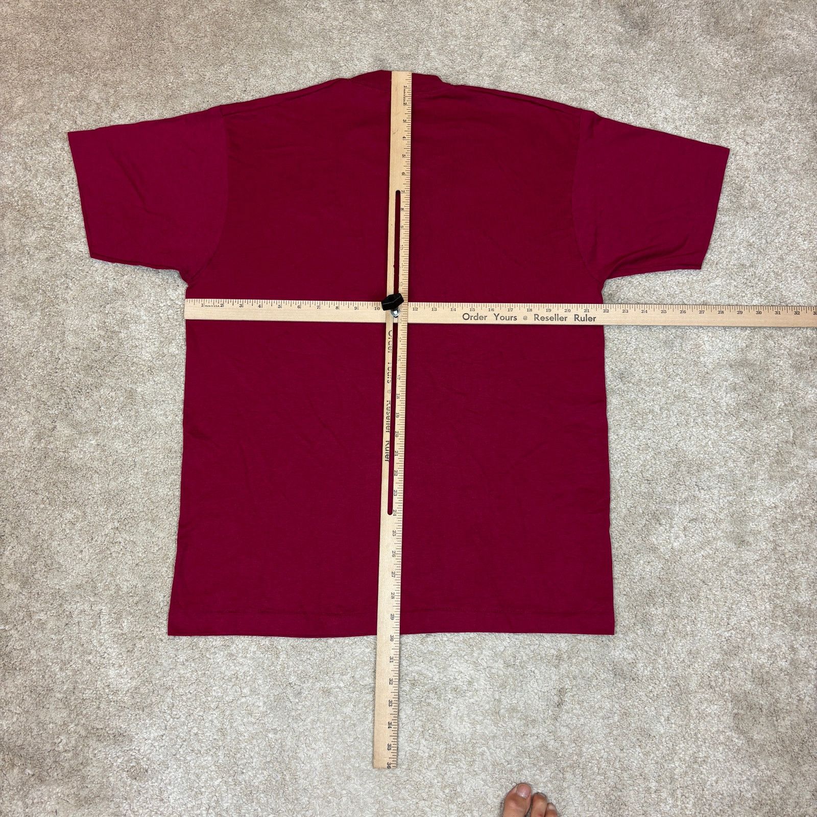 Fruit Of The Loom × Vintage VTG 90s Remember Skiing Dangerous Sex Safe Shirt Large Funny Size US L / EU 52-54 / 3 - 3 Thumbnail