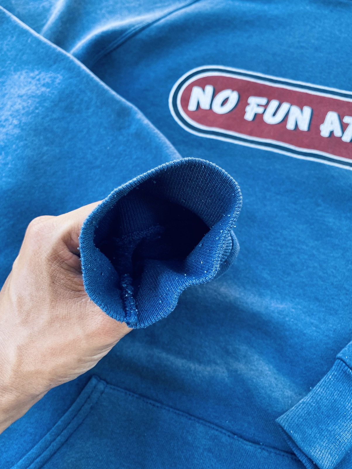 Band Tees Vintage No Fun At All Punk Band Pullover Rare Hoodie Size US XL / EU 56 / 4 - 12 Thumbnail