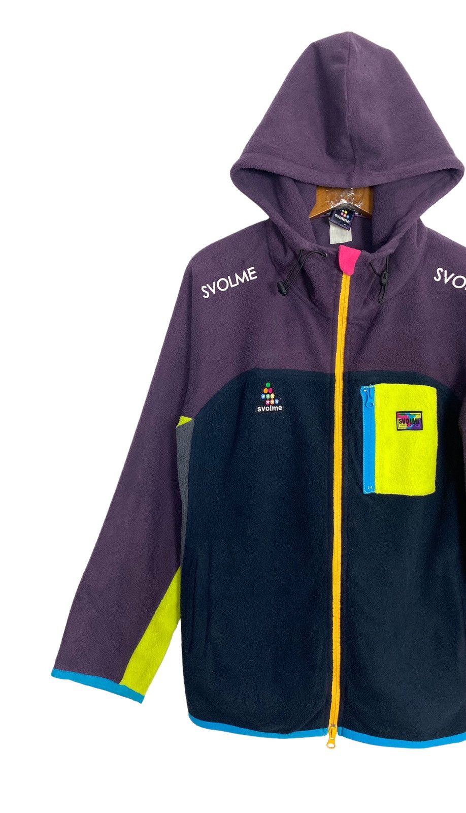 Japanese Brand Rare‼️ Svolme Hoodie Fleece Spellout Multicolour Size US S / EU 44-46 / 1 - 4 Thumbnail