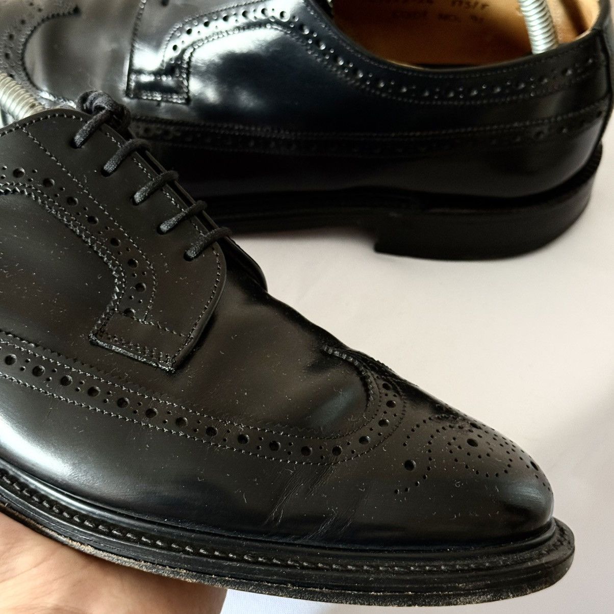 Cheaney Cheaney Broad Black Leather Casual Shoes Size US 9 / EU 42 - 6 Thumbnail