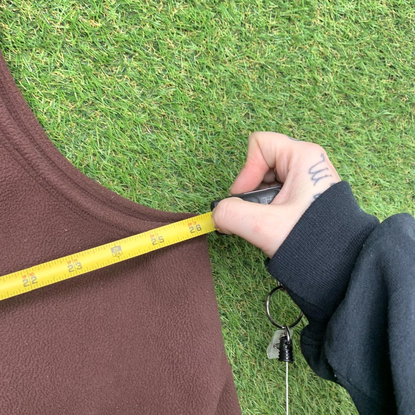 Duluth Trading Company Duluth Trading Co Vest Mens 2XL Brown Fleece Full Zip Collared Pockets Workwear Outdoor Casual Zip Vest Size US XXL / EU 58 / 5 - 3 Thumbnail