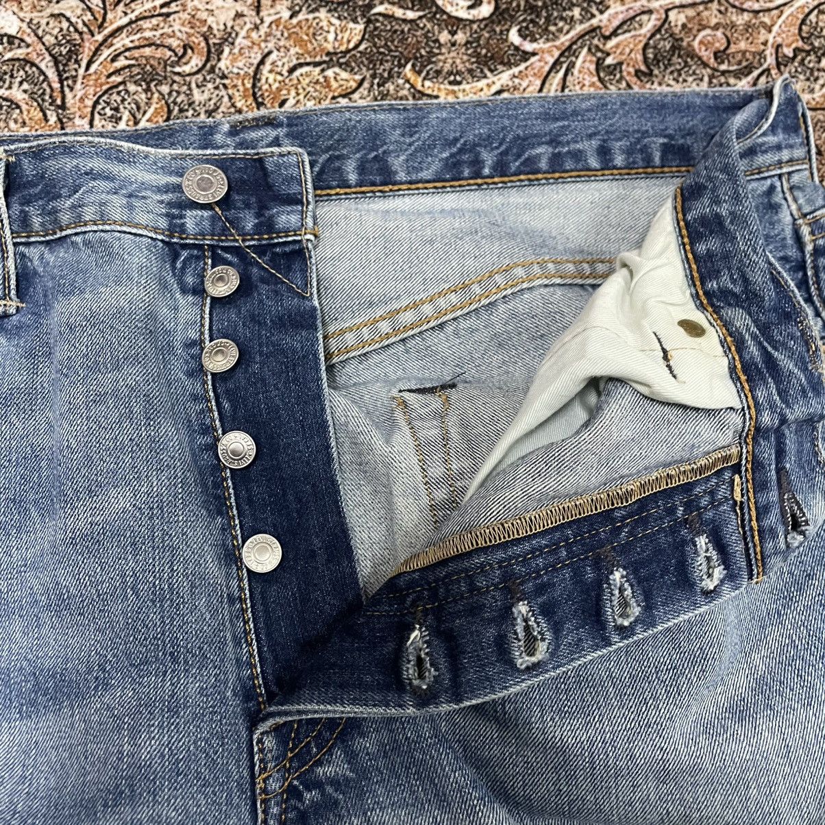 Levi's Vintage Clothing 🔥Vintage Levis 501 Stoned Washed Ripped Distress Dirty Denim Size US 34 / EU 50 - 12 Thumbnail