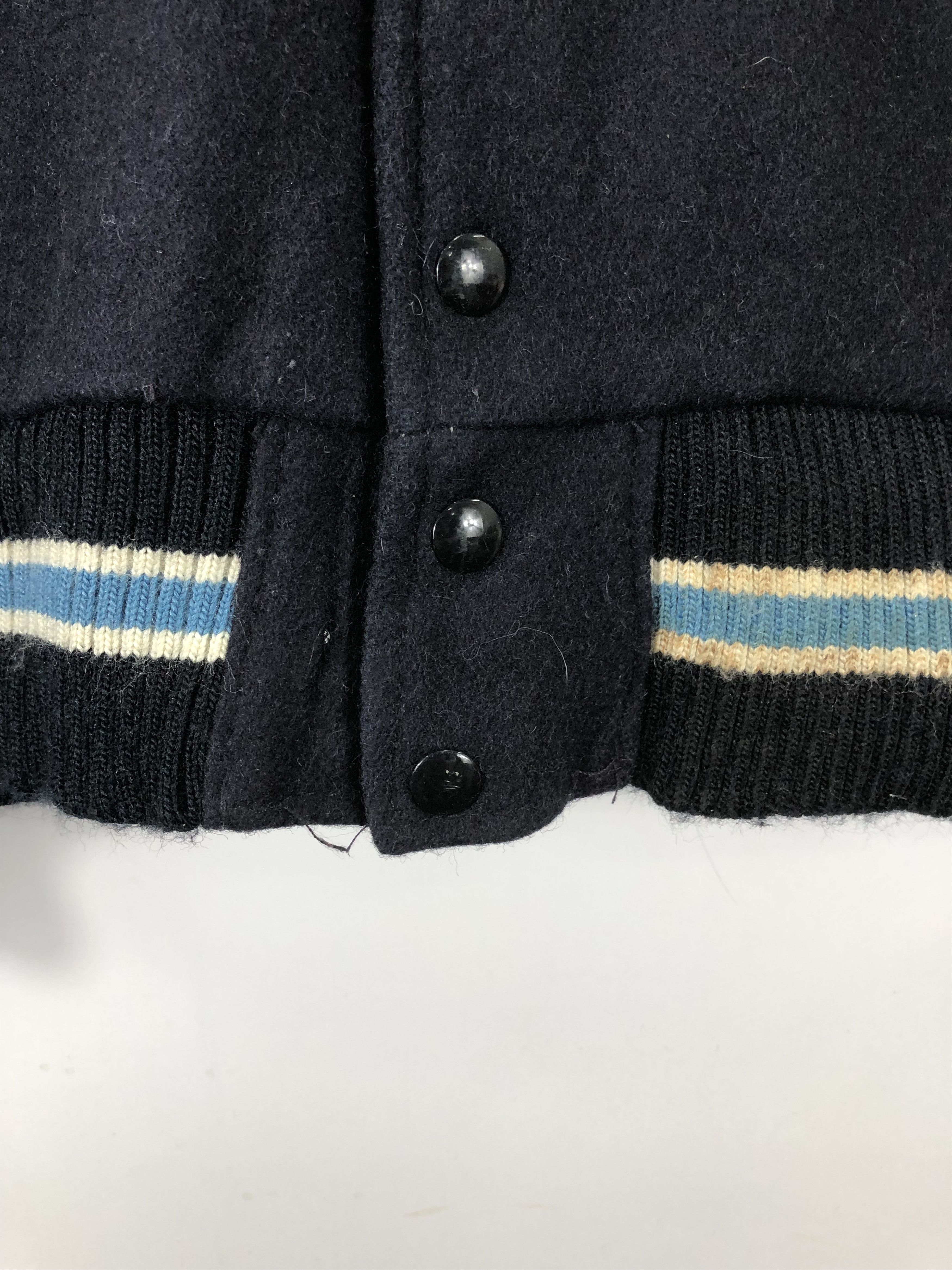Delong Vintage Delong Varsity Jacket University Full Patches V0236 Size US XS / EU 42 / 0 - 10 Thumbnail