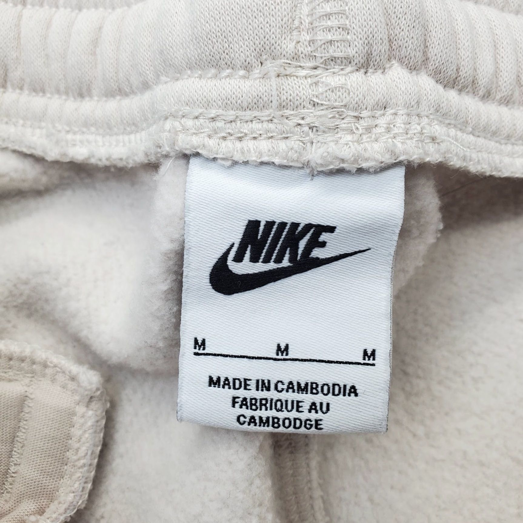 Nike Nike Sportswear Club Joggers Womens M Tan - Pants, Athletic, Fleece Lined, Swoosh Logo, Casual Activewear, 27" Inseam, 37" Outseam Size 32" / US 10 / IT 46 - 7 Thumbnail
