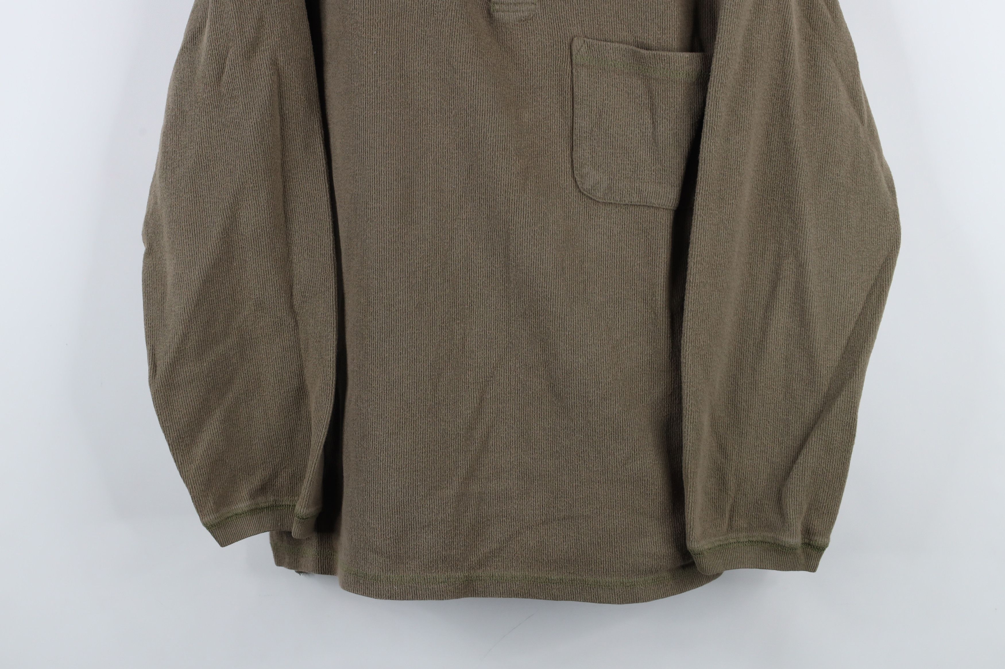 Vintage Vintage 90s Streetwear Knit Long Sleeve Henley T-Shirt Size US S / EU 44-46 / 1 - 3 Thumbnail