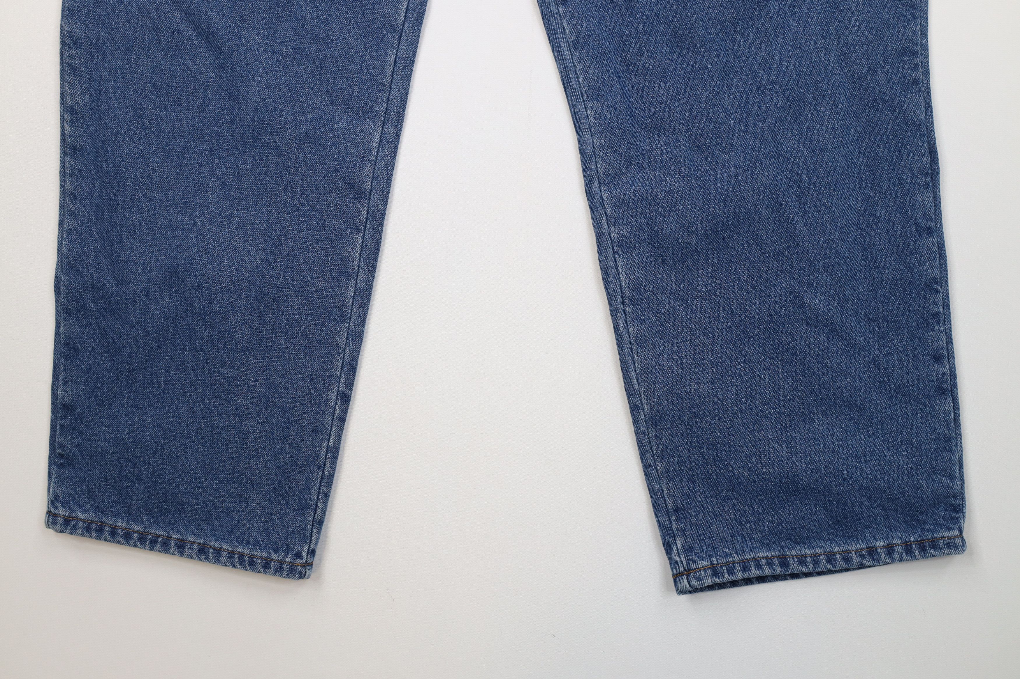 L.L. Bean Vintage Y2K LL Bean Natural Fit Flannel Lined Denim Jeans Size US 40 / EU 56 - 5 Thumbnail
