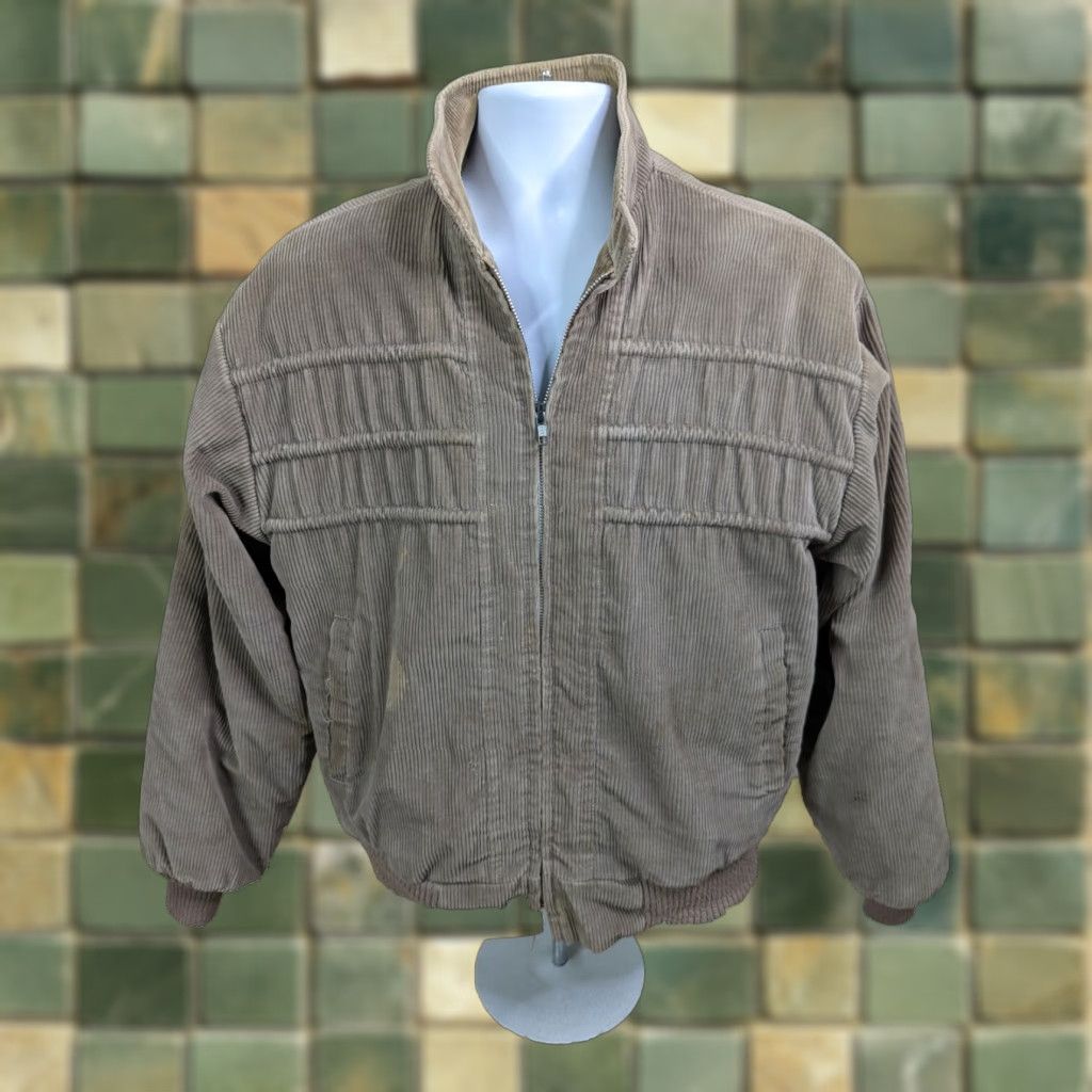 Vintage VINTAGE Westwind Corduroy Coat Jacket Faux Sherpa Distressed Rancher Men's M Beige Size US M / EU 48-50 / 2 - 1 Thumbnail