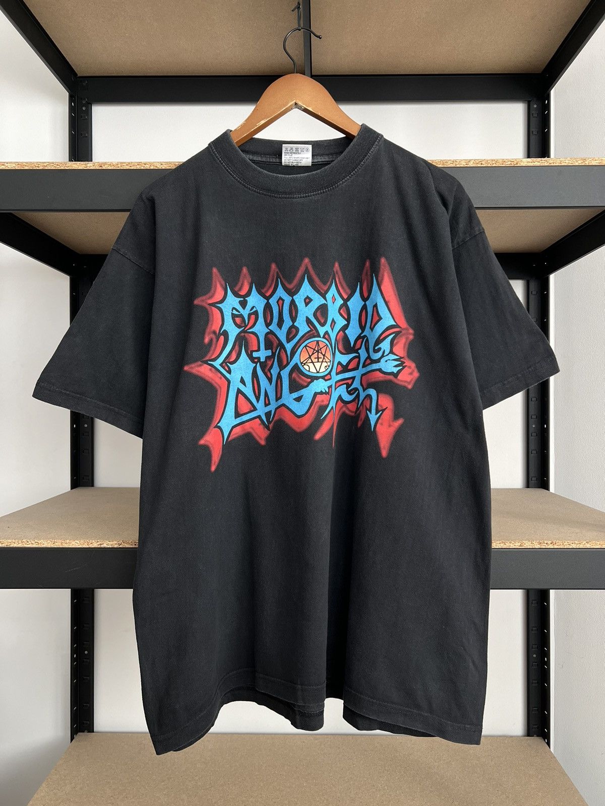 Band Tees Vintage 2004 Morbid Angel Death Metal Band Black T-shirt Size US XL / EU 56 / 4 - 3 Thumbnail