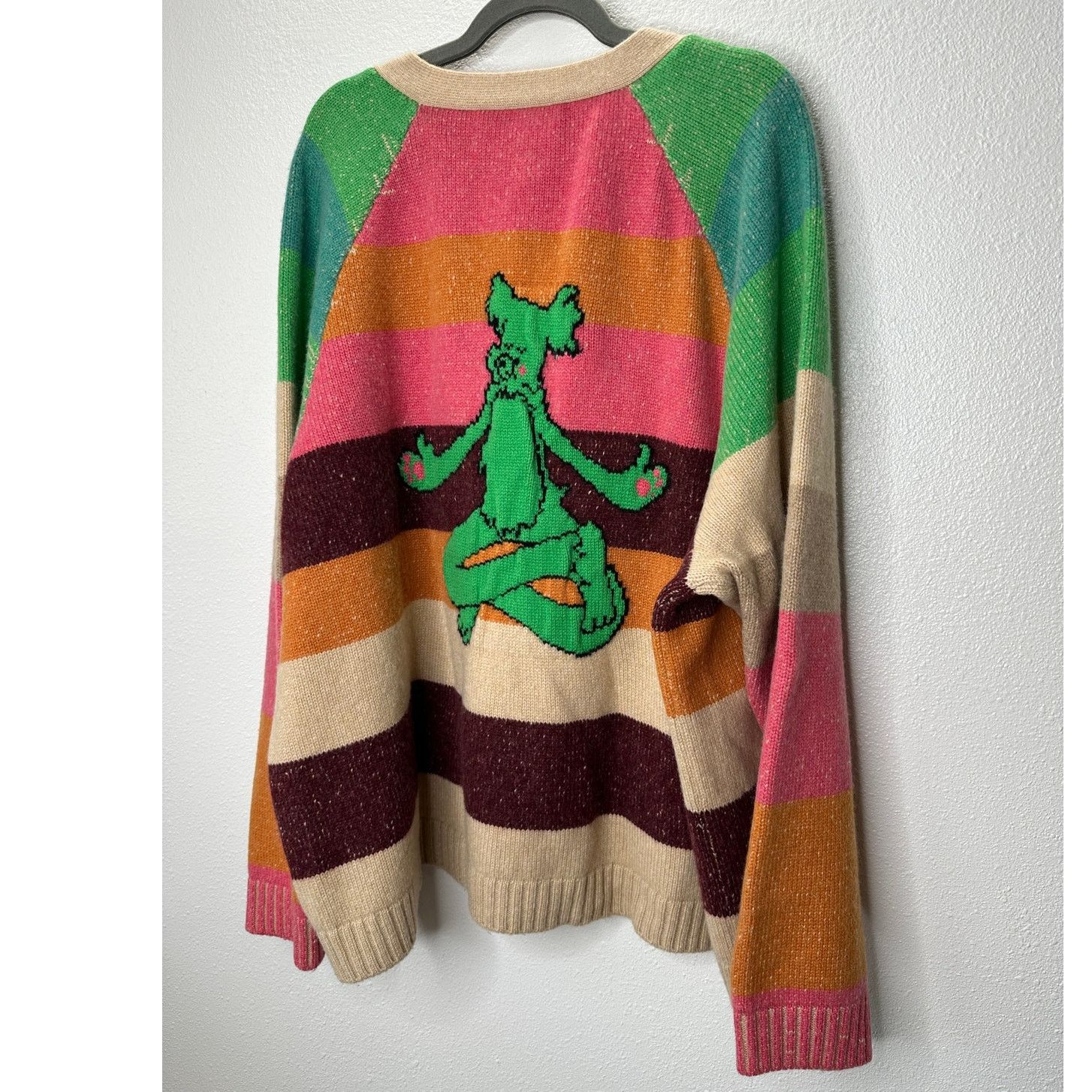 The Elder Statesman The Elder Statesman Enlightened Bear Cashmere Cardigan L Size L / US 10 / IT 46 - 7 Thumbnail