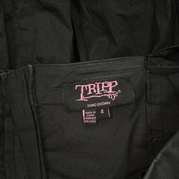 Tripp NYC Tripp NYC Daang Goodman Black Mini Dress Plus Sz 4X Faux Lea Size 4XL / US 24-26 - 15 Thumbnail