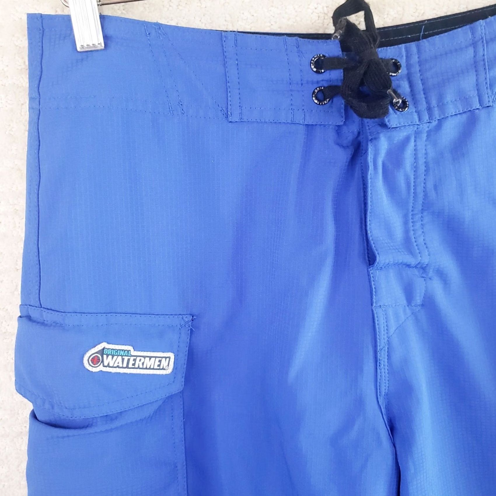 Vintage Waterman Original Lifeguard Men’s 30 Blue Swimsuit Board Shorts Trunks Size US 30 / EU 46 - 2 Thumbnail