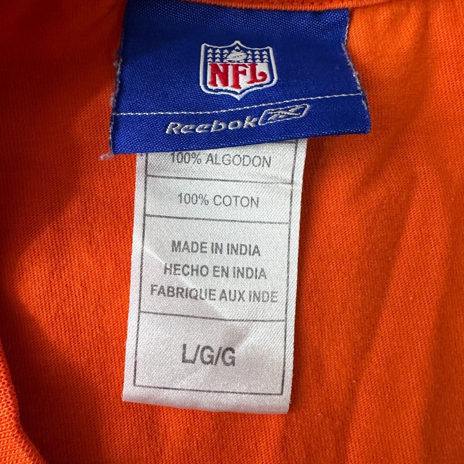 Reebok VTG Reebok NFL Miami Dolphins Football Shirt Men’s L Orange Size US L / EU 52-54 / 3 - 5 Thumbnail