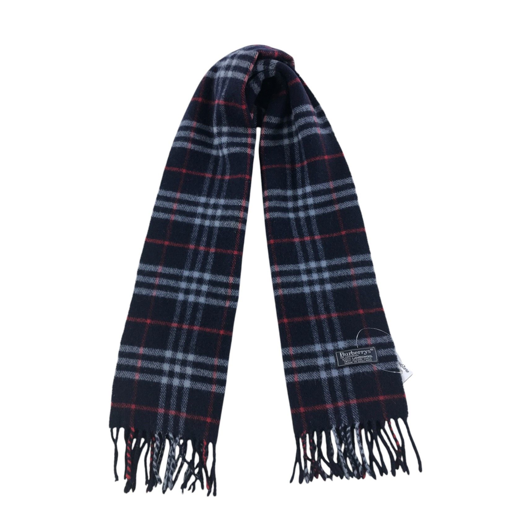 Burberry × Vintage Burberry Scarf / Muffler / Neckwear - WW2780 Size ONE SIZE - 1 Thumbnail