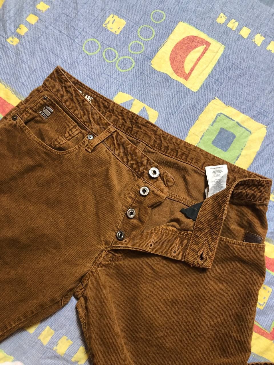 G-Star 3D slim Casual Velvet Pants G-Star Raw Y2K Streetwear Size US 34 / EU 50 - 17 Thumbnail