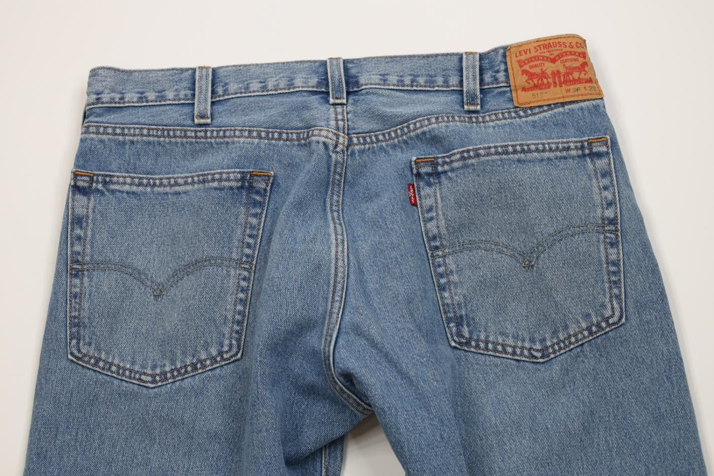 Levi's Vintage Y2K Levis 517 Western Flared Bootcut Denim Jeans Size US 36 / EU 52 - 11 Thumbnail