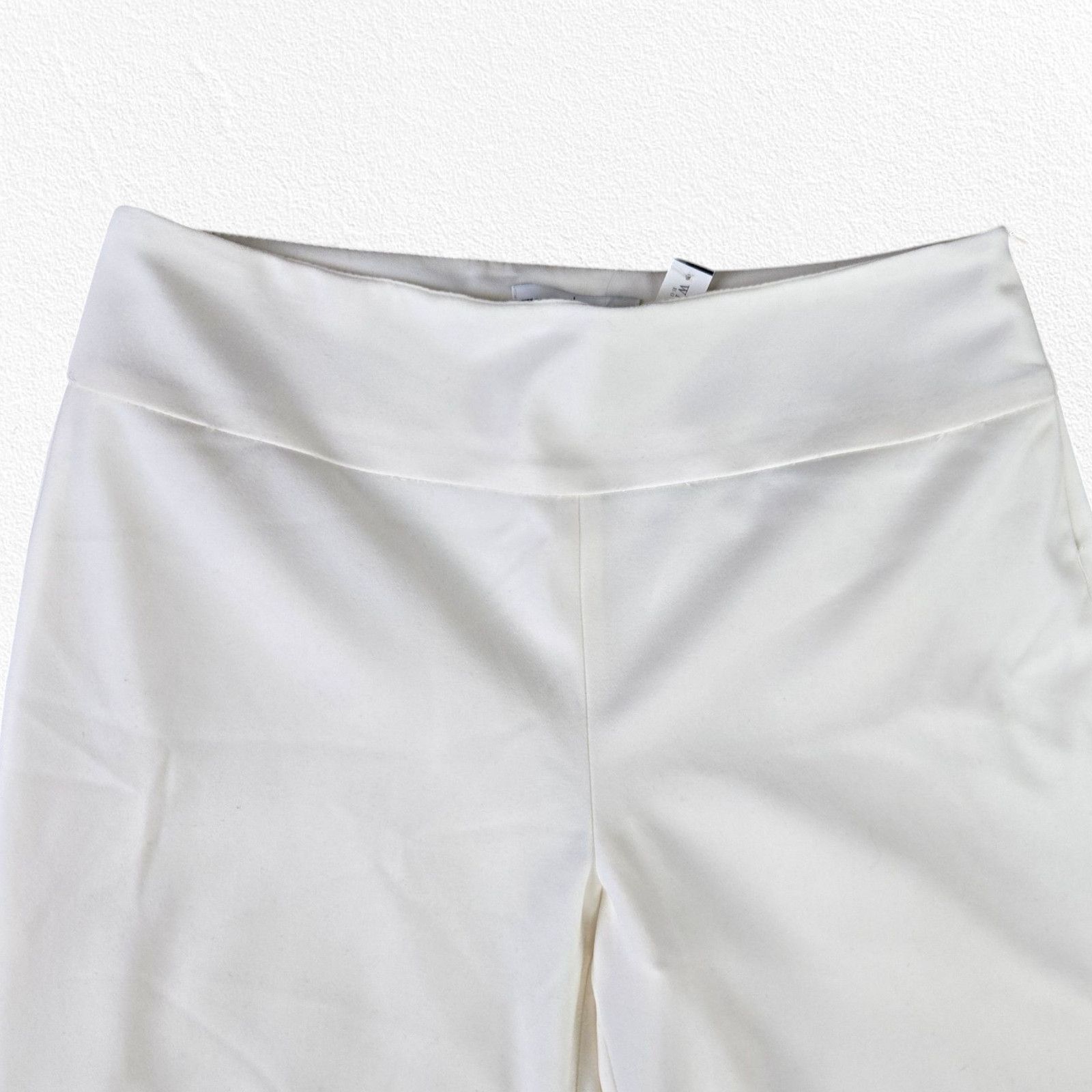 WHBM Ivory Wide Leg Dress Pants Size 12