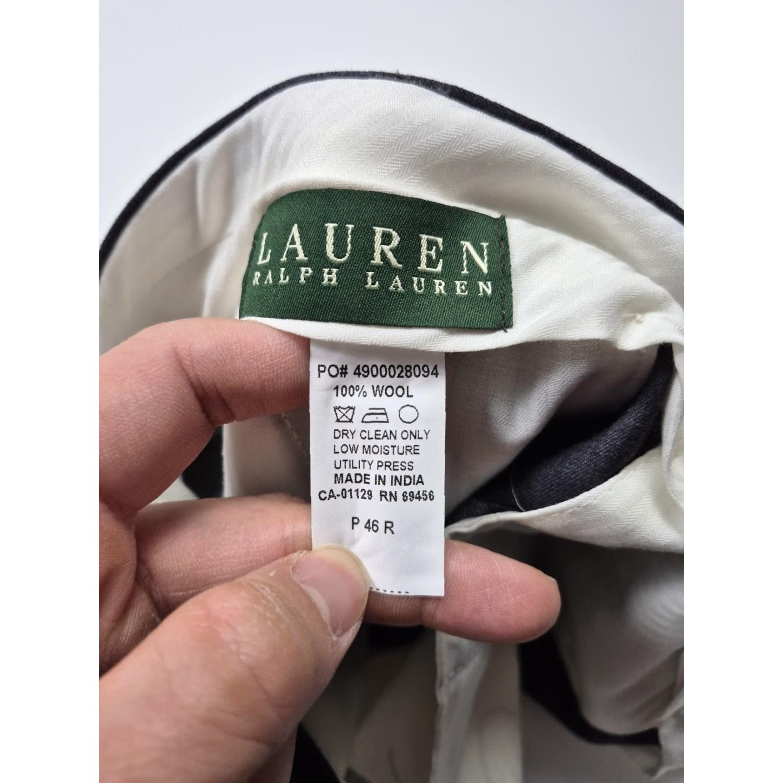 Ralph Lauren VINTAGE Ralph Lauren Dress Pants Men's 46 Gray Wool Pleated NWT Unhemmed Size US 30 / EU 46 - 3 Thumbnail