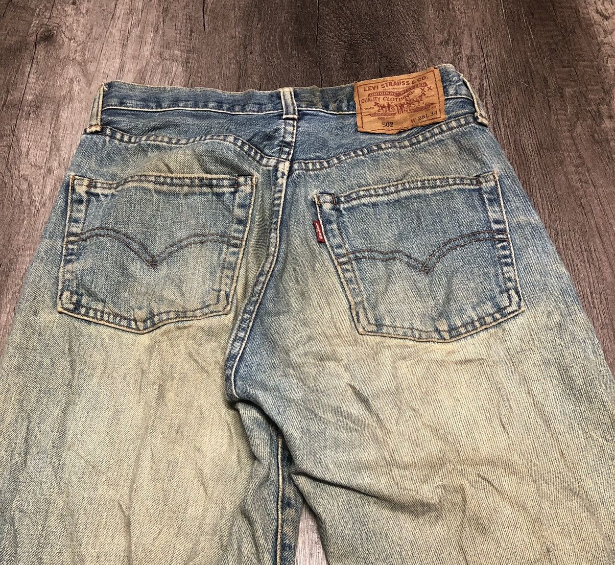 Levi's × Vintage Vintage Levi's Big E 502 Selvedge Jeans Size US 28 / EU 44 - 7 Thumbnail