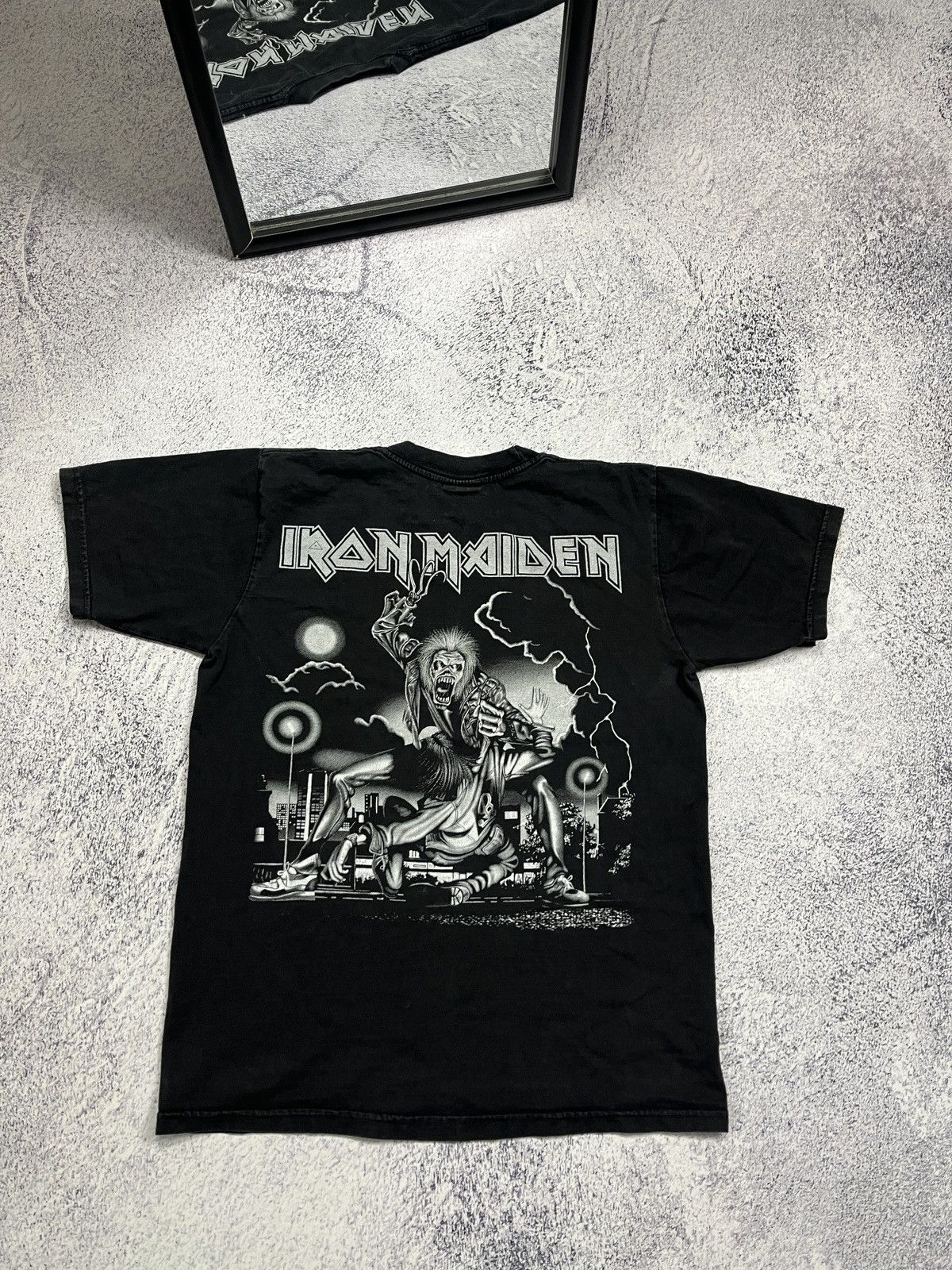 Iron Maiden Iron maiden No Prayer On The Road Tour Rock Metal T Shirt Size US M / EU 48-50 / 2 - 8 Thumbnail