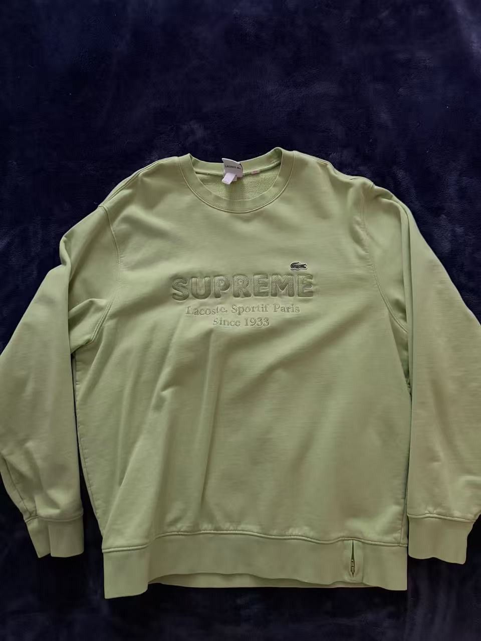 Lacoste × Supreme Supreme Lacoste crewneck 2018 Size US L / EU 52-54 / 3 - 1 Thumbnail