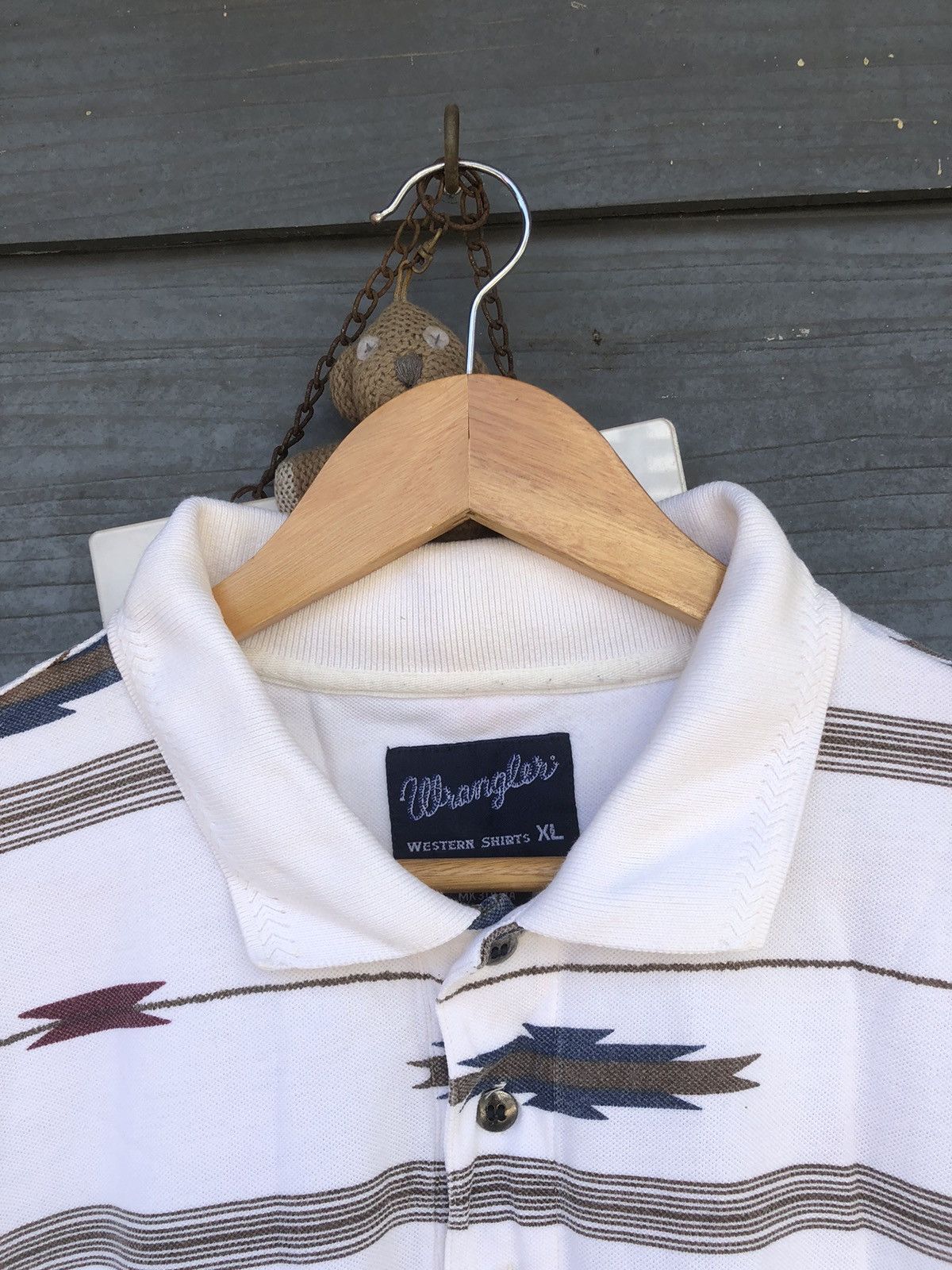 Wrangler Vintage OVP Wrangler Navajo Western Polo Shirt Size US XL / EU 56 / 4 - 4 Thumbnail
