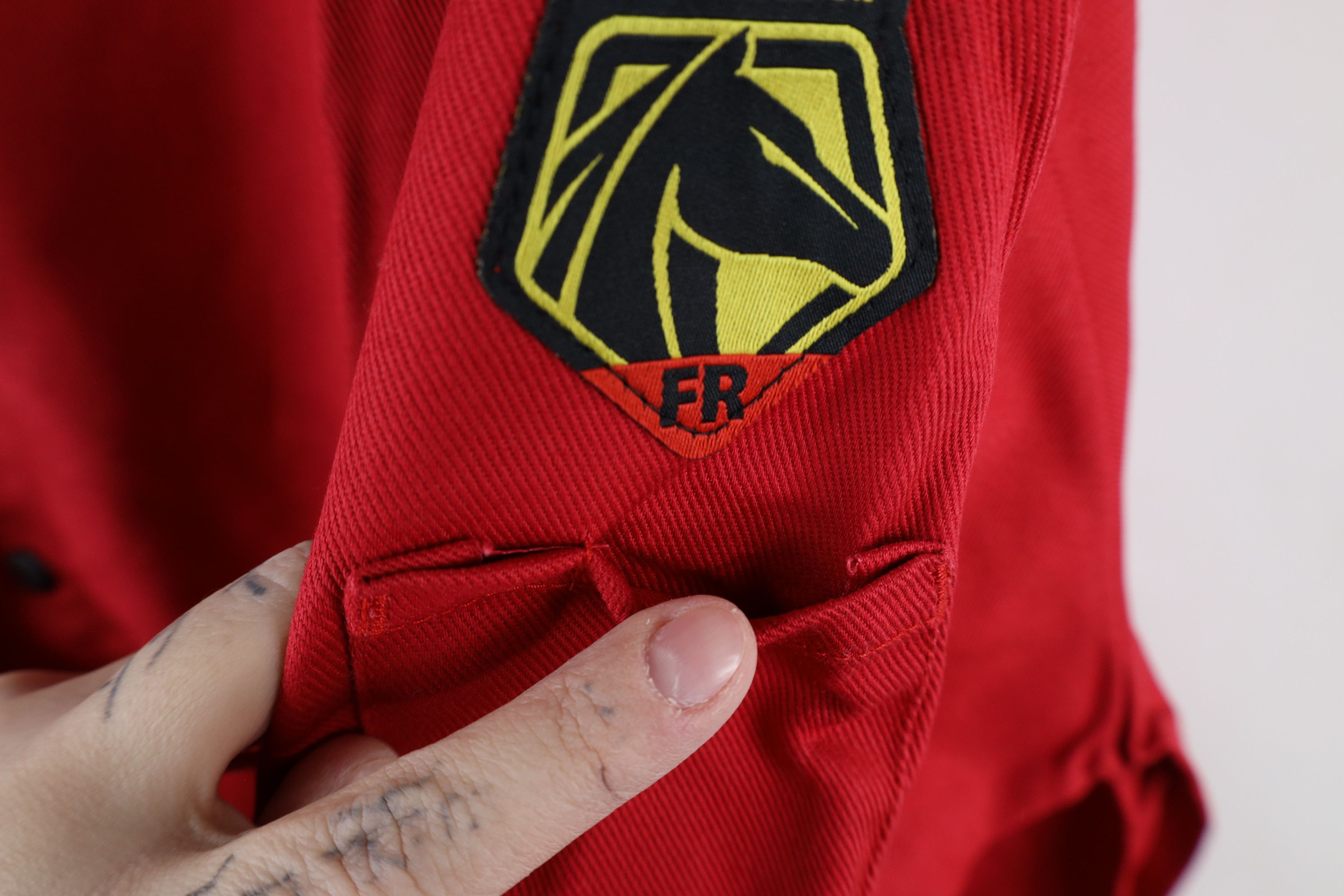 Vintage New Resistant FR 9oz Welding Workwear Mechanic Jacket Red Size US XXL / EU 58 / 5 - 5 Thumbnail