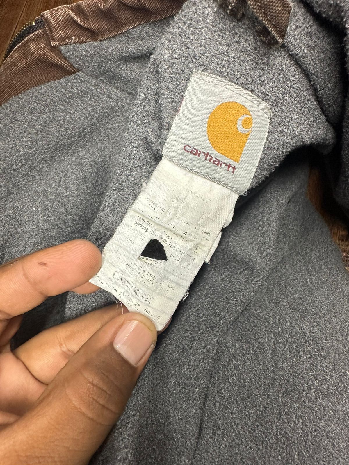 Carhartt × Vintage Vintage 90's Carhartt jacket Faded Carhartt Active Jacket Size US XL / EU 56 / 4 - 8 Thumbnail