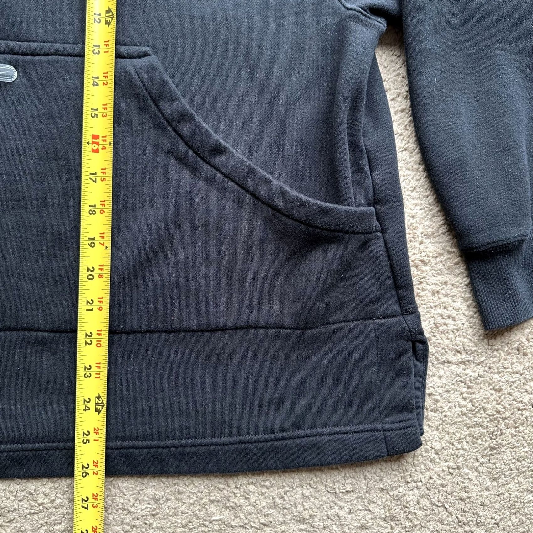 Nike Nike Sweater Mens Large Mock Neck 1/4 Zip Activewear Fleece Black Logo Size US L / EU 52-54 / 3 - 7 Thumbnail