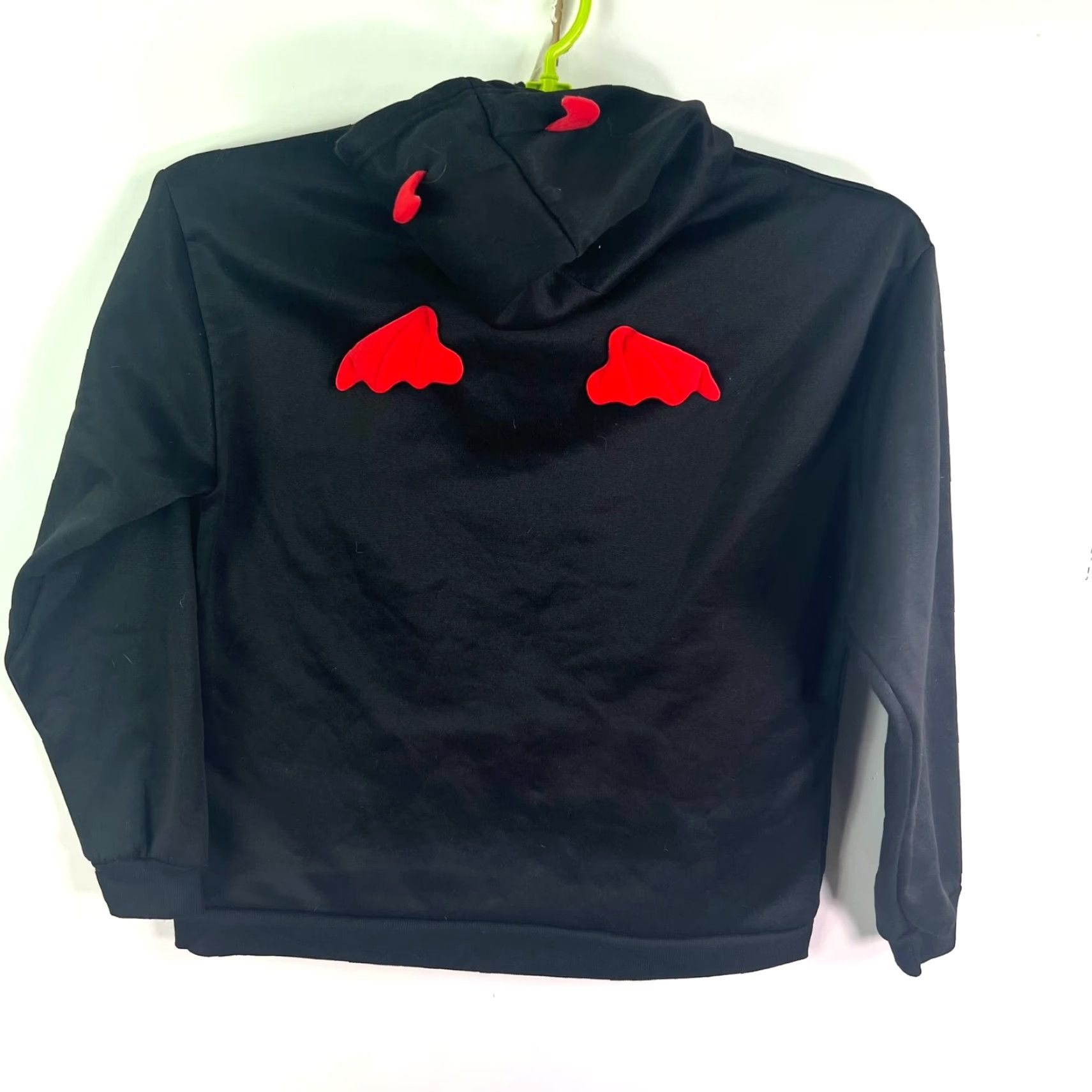 Vintage LIL Hell Bod Hooded costume Sweatshirt Womens 2XL Black Cat Black Widow Geometric Pattern Pullover Hooded Halloween Theme Size XXL / US 16-18 / IT 52-54 - 5 Thumbnail