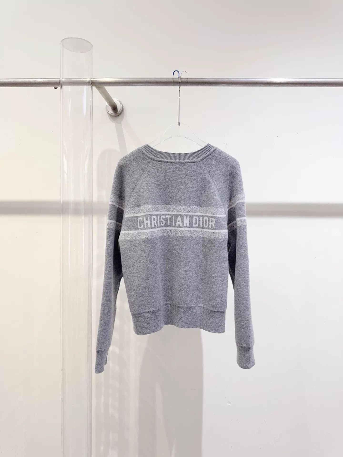 Dior Dior new full logo gray cool double-sided sweater Size XS / US 0-2 / IT 36-38 - 5 Thumbnail