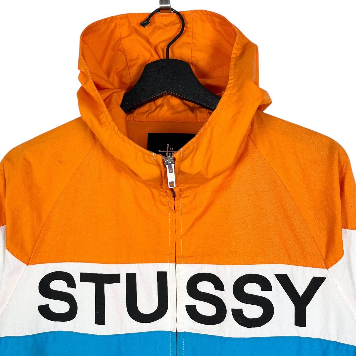 Stussy Stussy Colorblock Zipper Hoodie Jacket Spell Out Logo Size US S / EU 44-46 / 1 - 4 Thumbnail