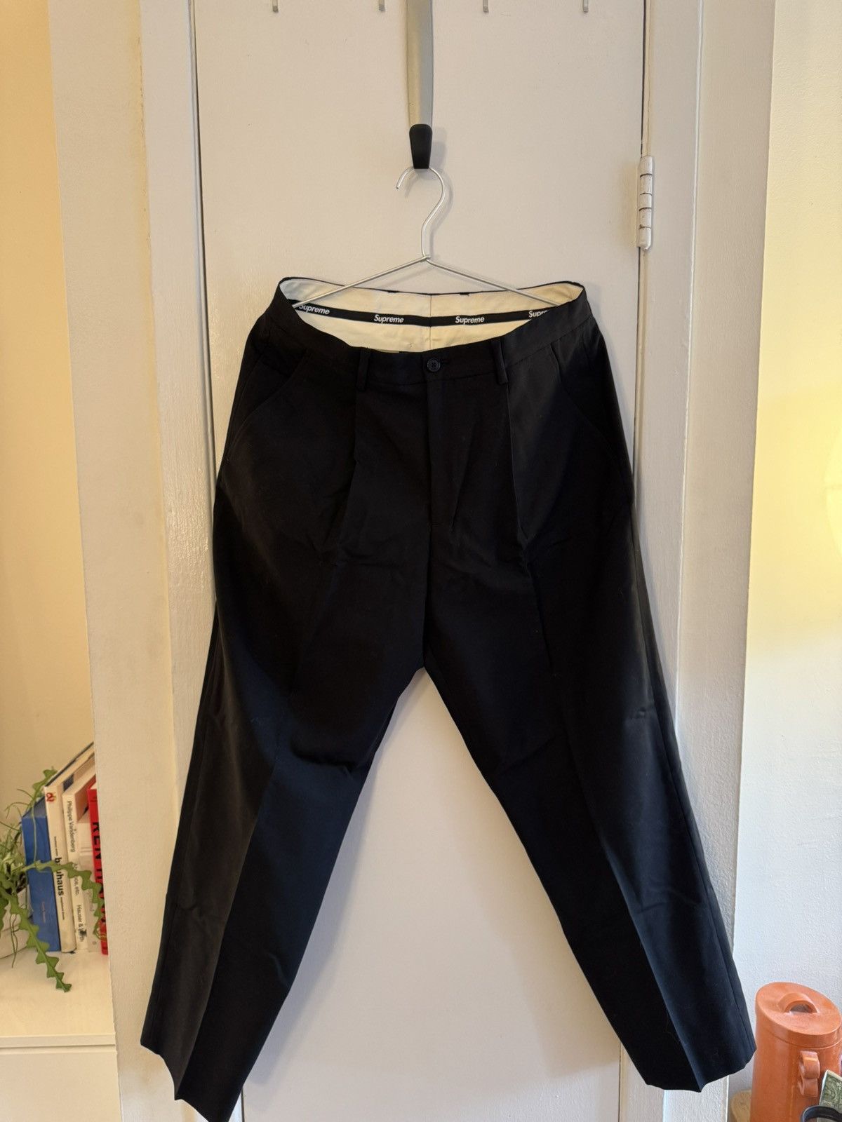 Supreme Supreme Windowpane Wool Trouser Brown Window | Grailed