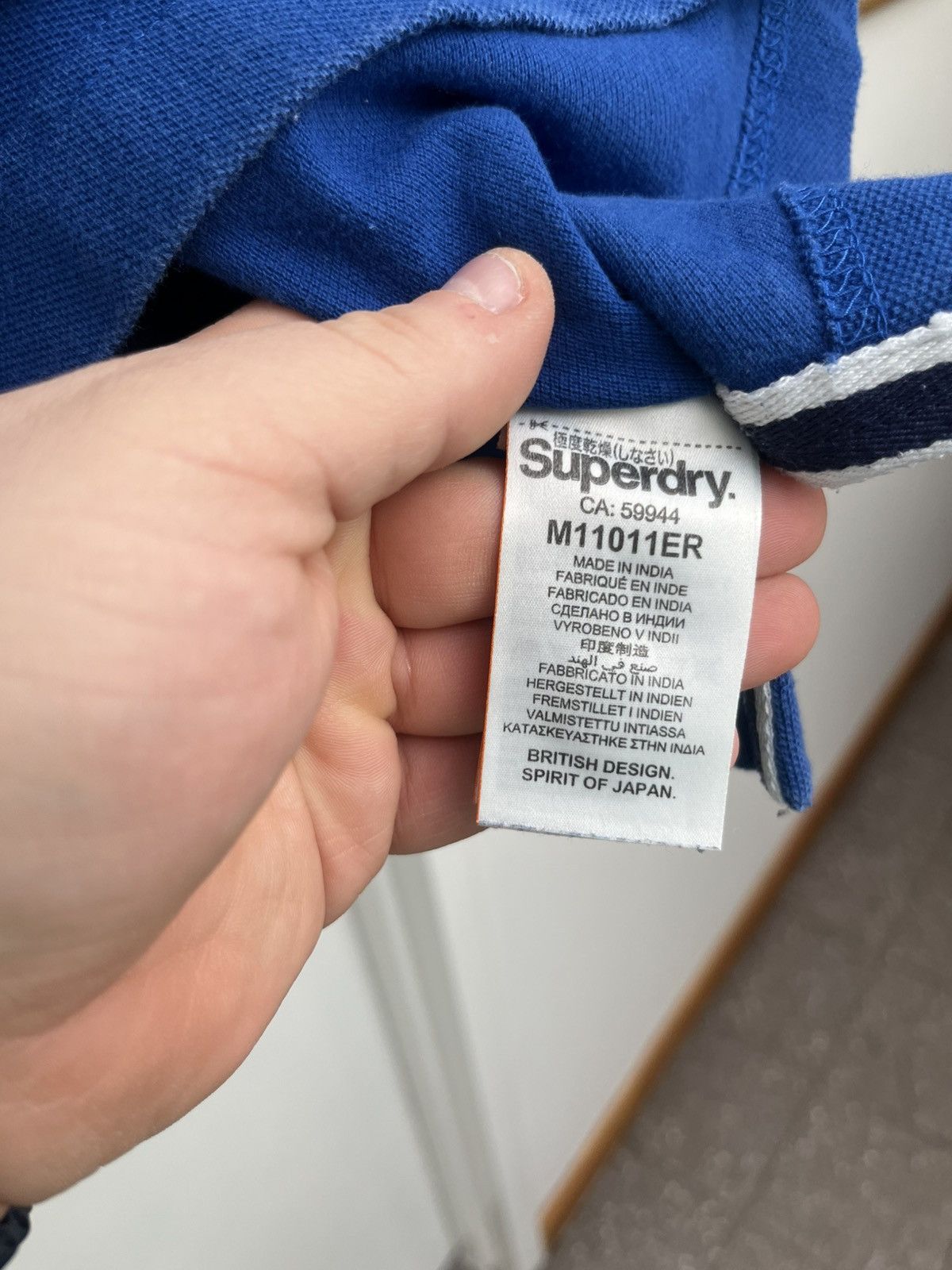 Superdry Superdry Superstate Polo 3XL Blue Size US XXL / EU 58 / 5 - 6 Thumbnail