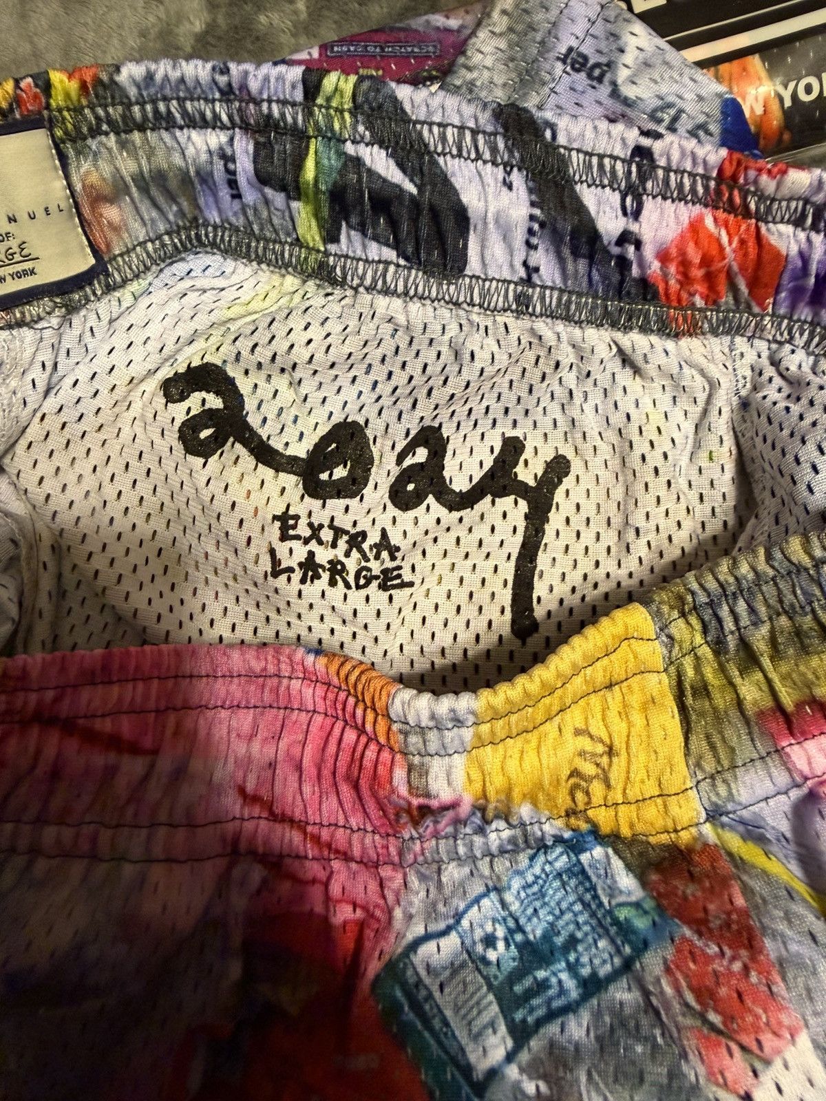 Asspizza × Eric Emanuel Eric Emanuel x Asspizza mesh shorts Size US 38 / EU 54 - 11 Thumbnail
