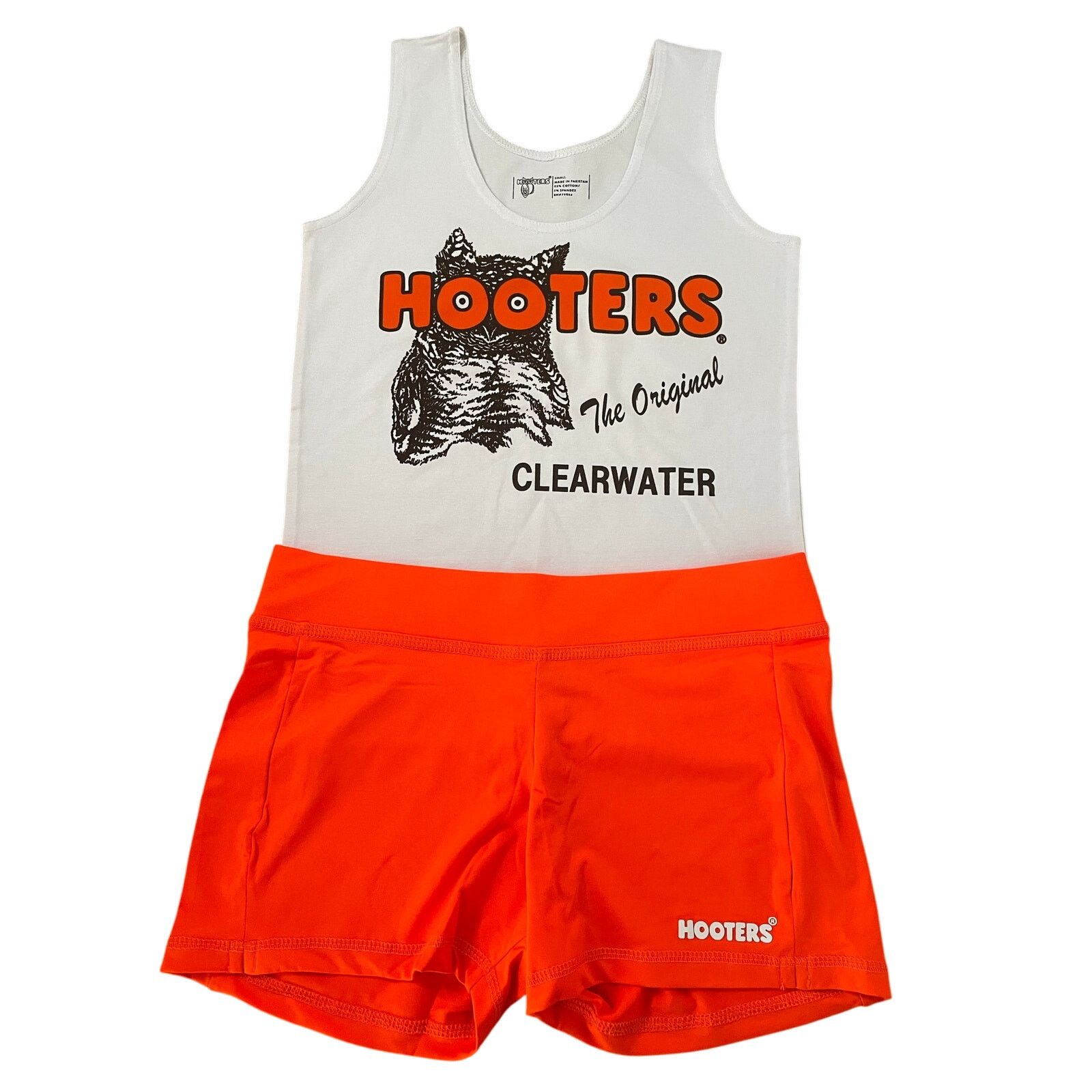 Other New Hooters Uniform Tank Shorts Pouch Tag Socks hose Sm/Med Size S / US 4 / IT 40 - 6 Thumbnail