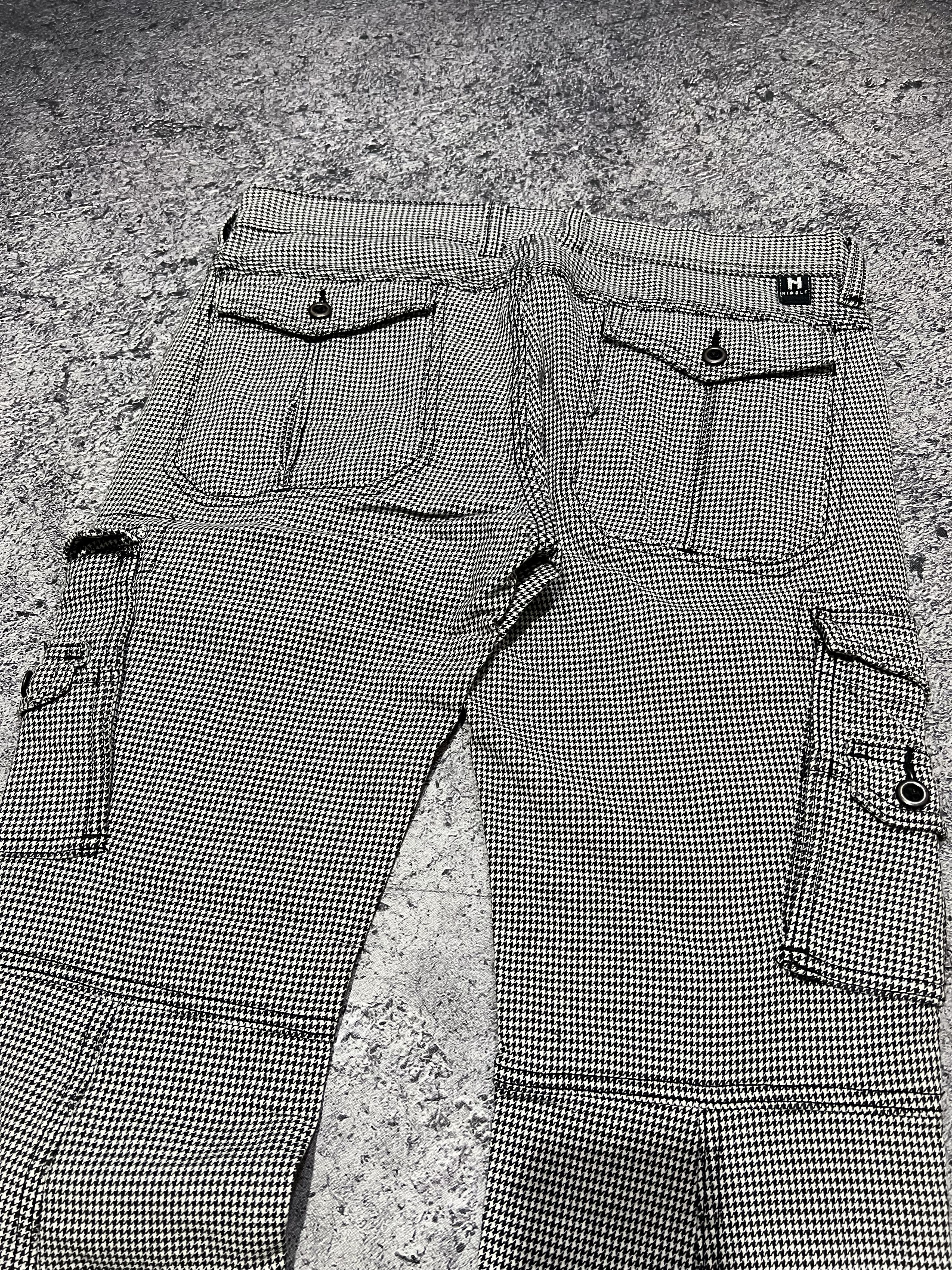 Japanese Brand 2000s Nicole Ifsixwasnine Flare Work Cargo y2k Size US 34 / EU 50 - 4 Thumbnail