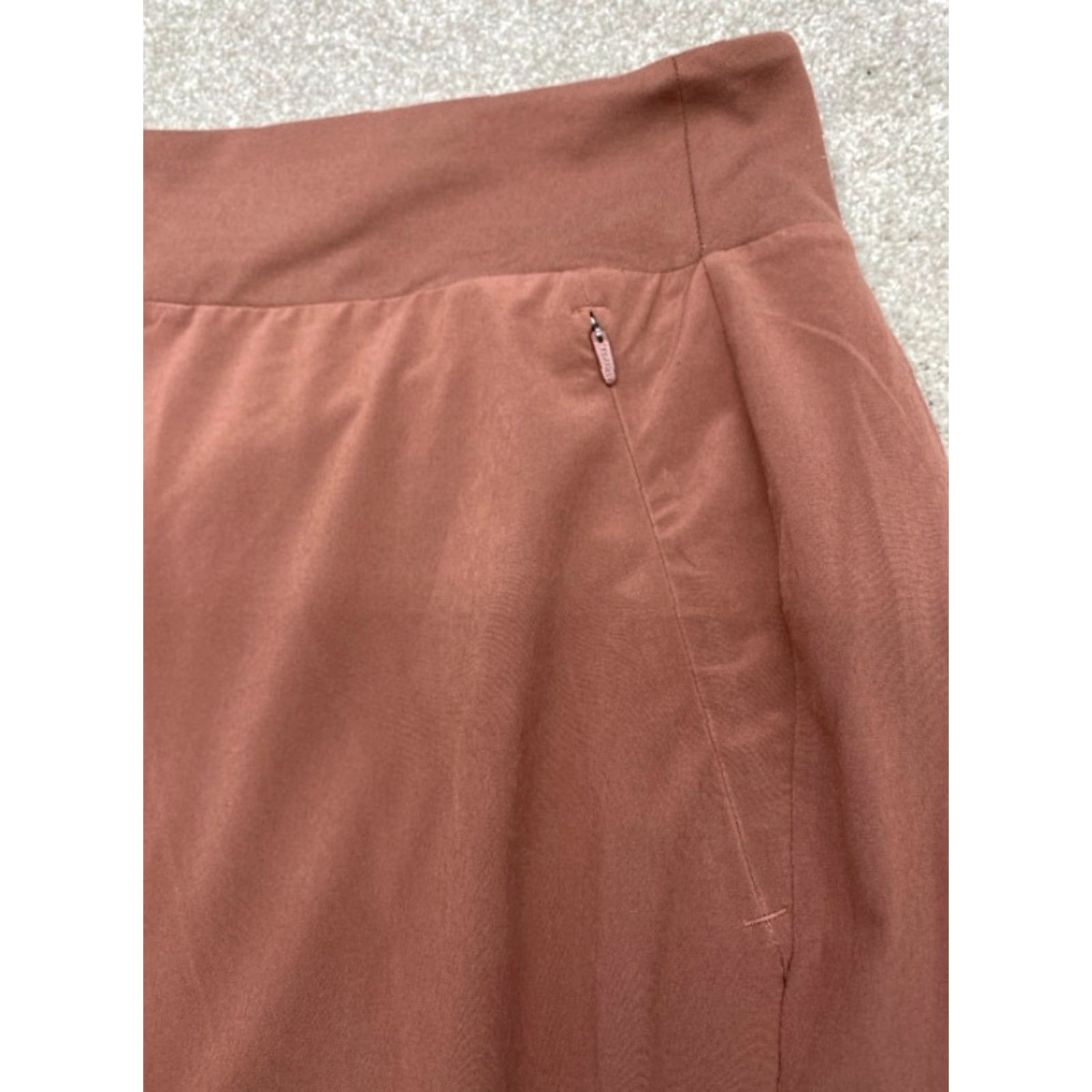 Athleta Athleta Skort Shirt Brown 14 Women Pockets Zipper Short 5483 Size 36" / US 14 / IT 50 - 3 Thumbnail