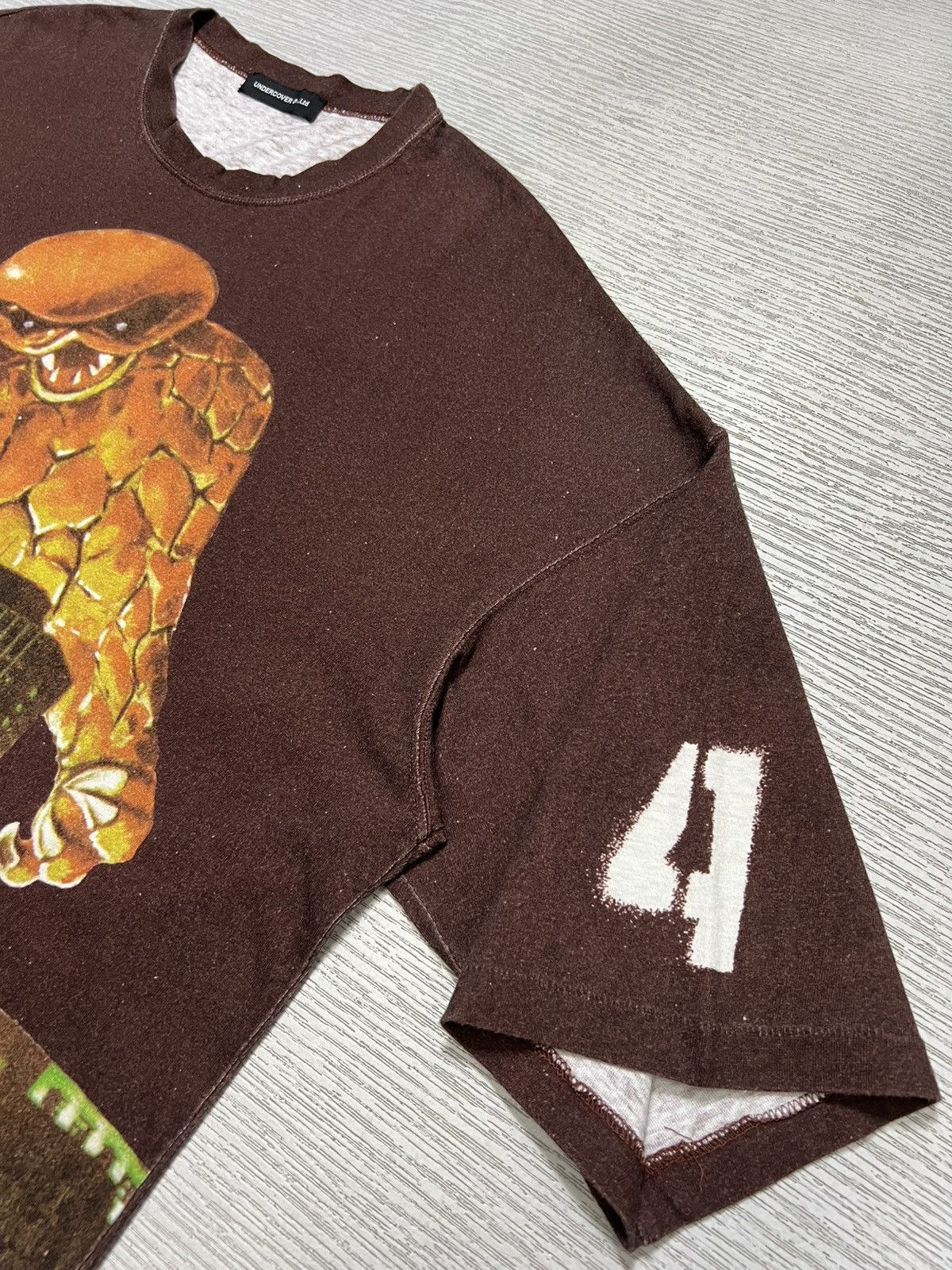 Undercover Undercover - S/S ‘19 - Tokyo Monster Print T-Shirt Bordeaux Size US XL / EU 56 / 4 - 6 Thumbnail
