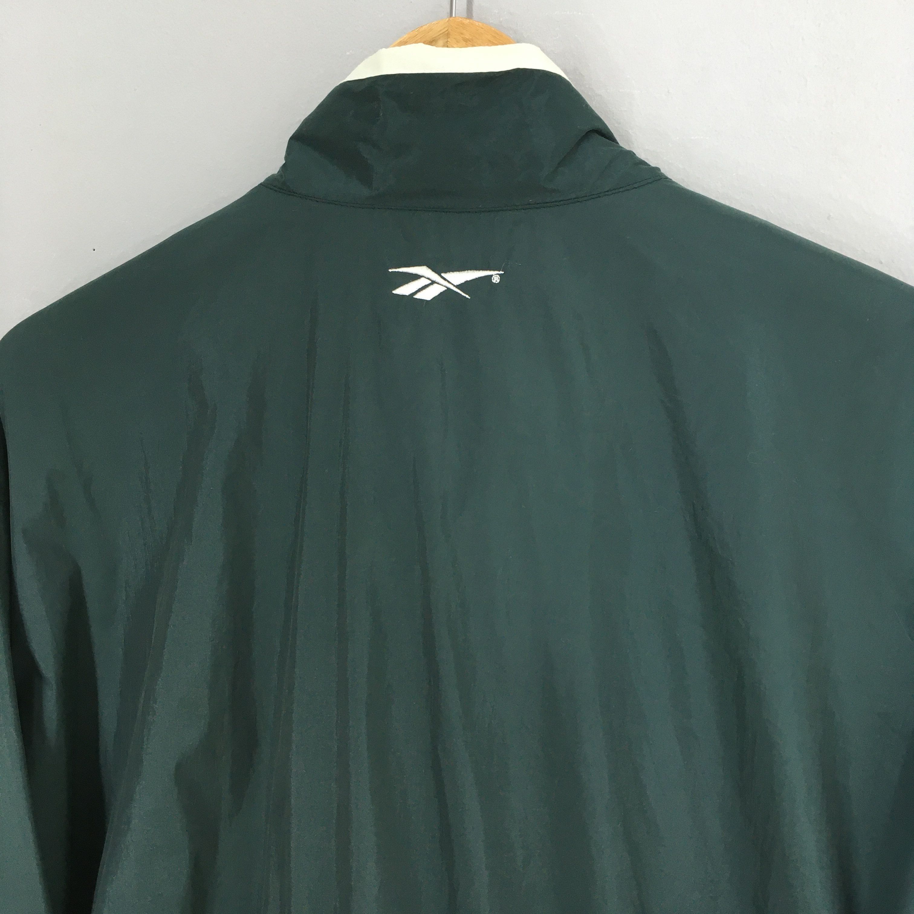 Reebok Vintage 90s Reebok Sports Windbreaker Green Jacket Large Size US L / EU 52-54 / 3 - 9 Thumbnail