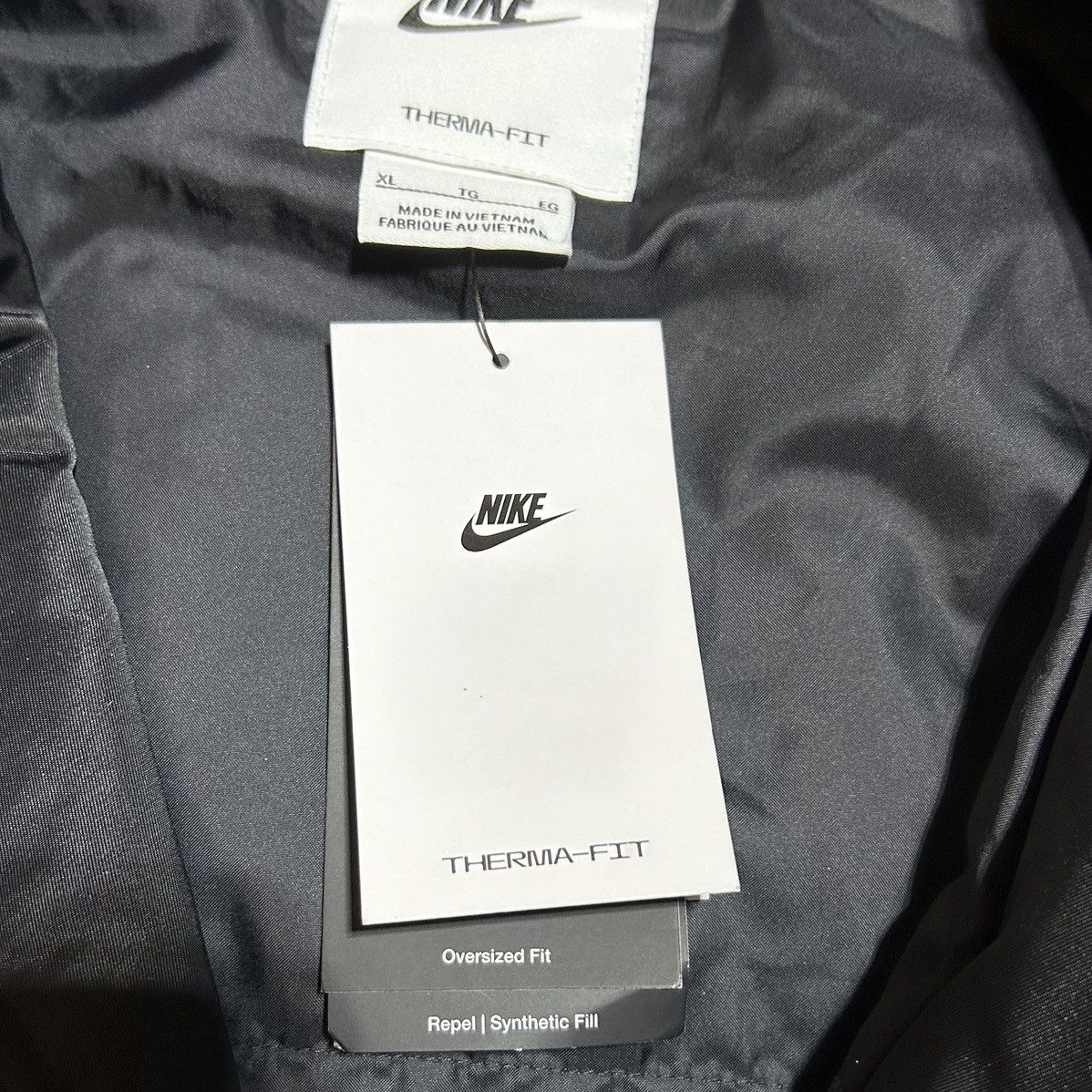 Nike Nike Air Varsity Bomber Jacket Oversz Mens XL HJ0301-010 NEW Size US XL / EU 56 / 4 - 4 Thumbnail
