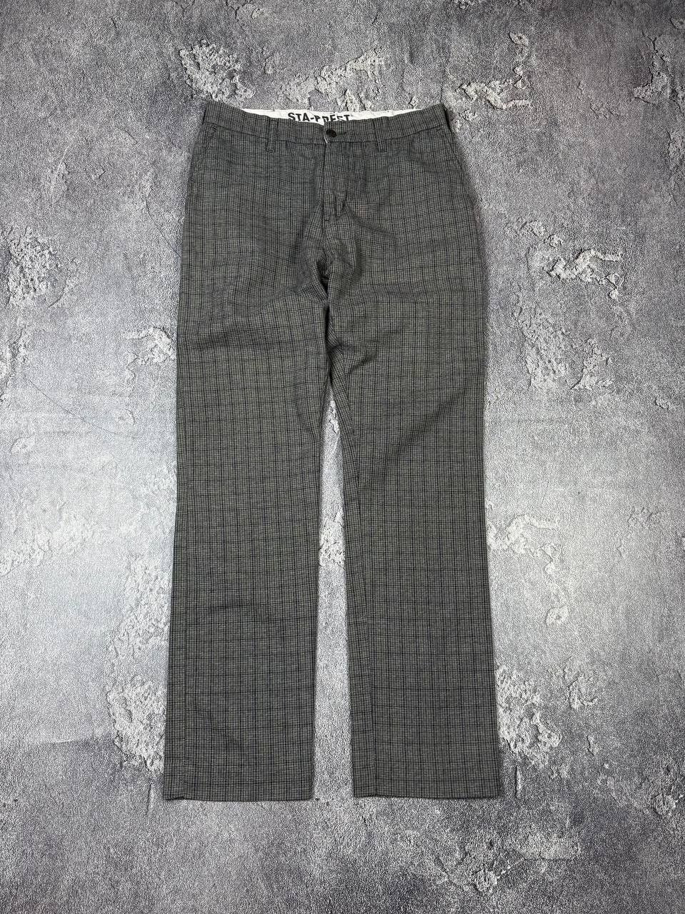 Levi's Levi's Sta-Prest Grey Check Casual Chino Pants Size US 32 / EU 48 - 1 Thumbnail