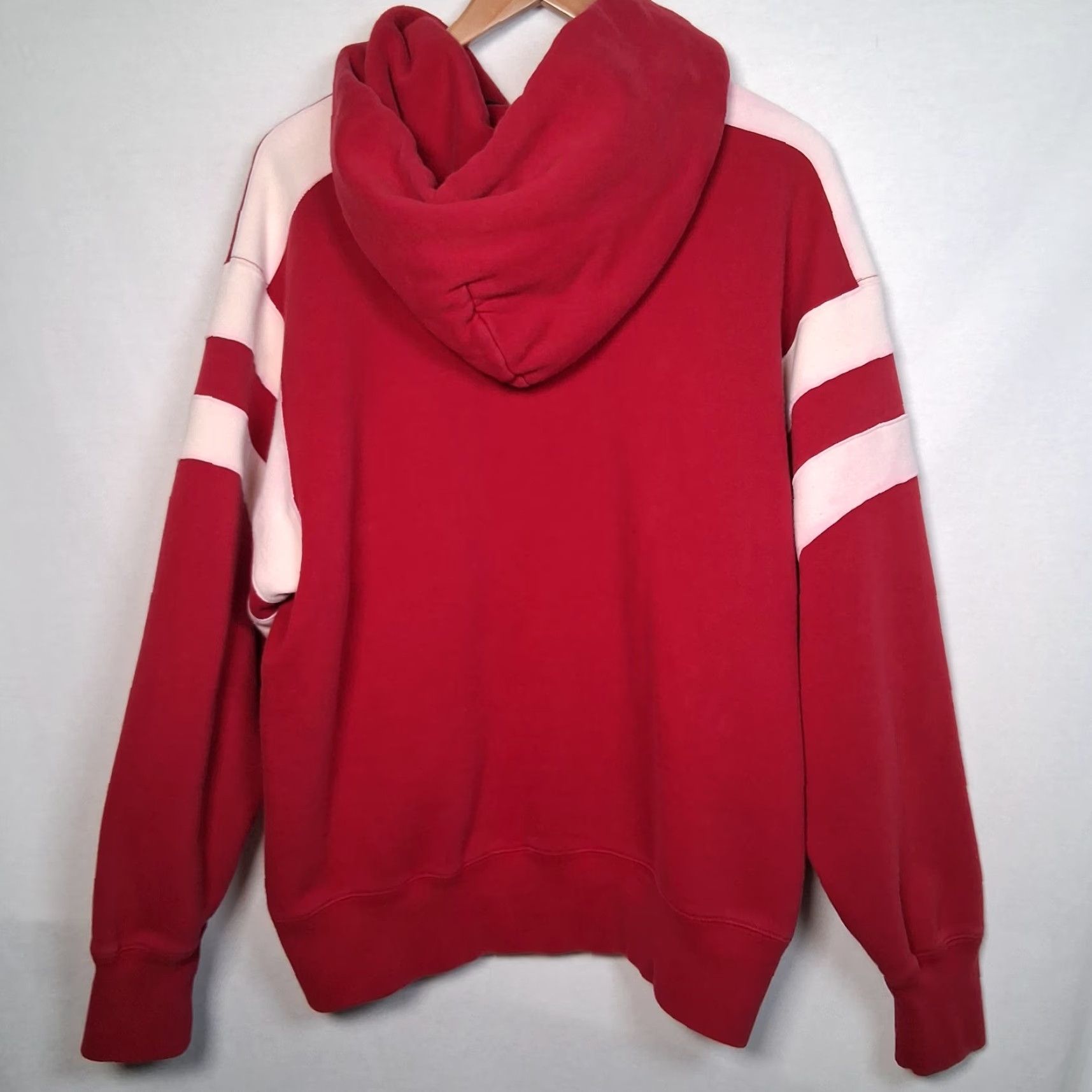 Vintage Vintage Ralph Lauren Polo Jeans Sweatshirt Men Large Red Pullover 1/4 Zip Readable Red Blue? Size US L / EU 52-54 / 3 - 2 Thumbnail